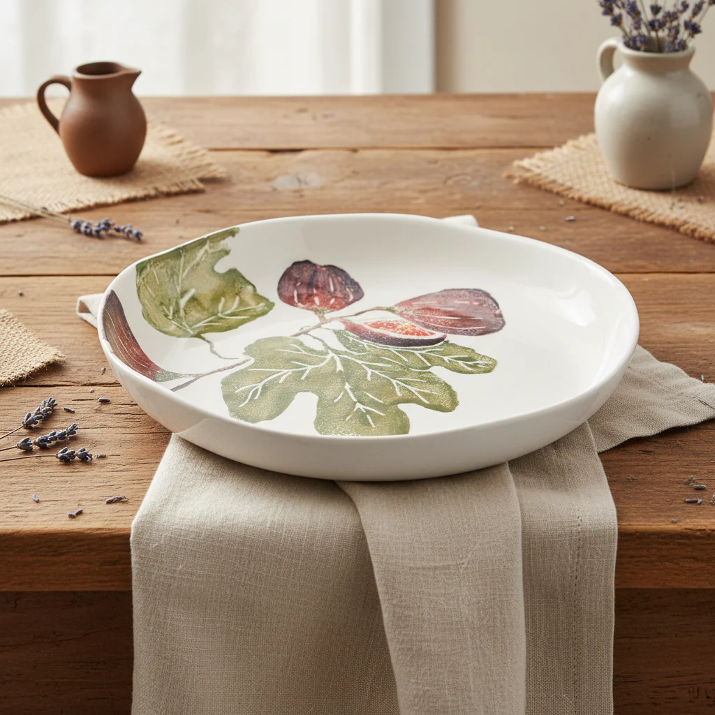Bliss Home Fig Round Shallow Serving Dish - Image 4