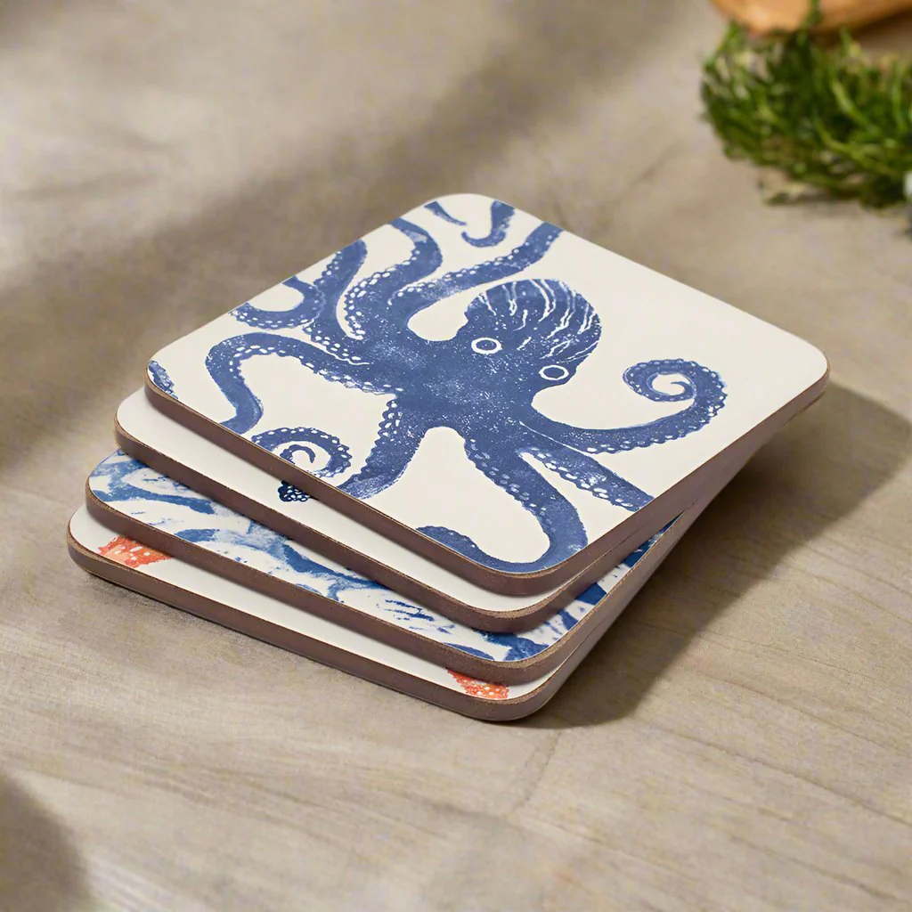 Bliss Home Sea Life Coasters, Set Of 4 - Image 3