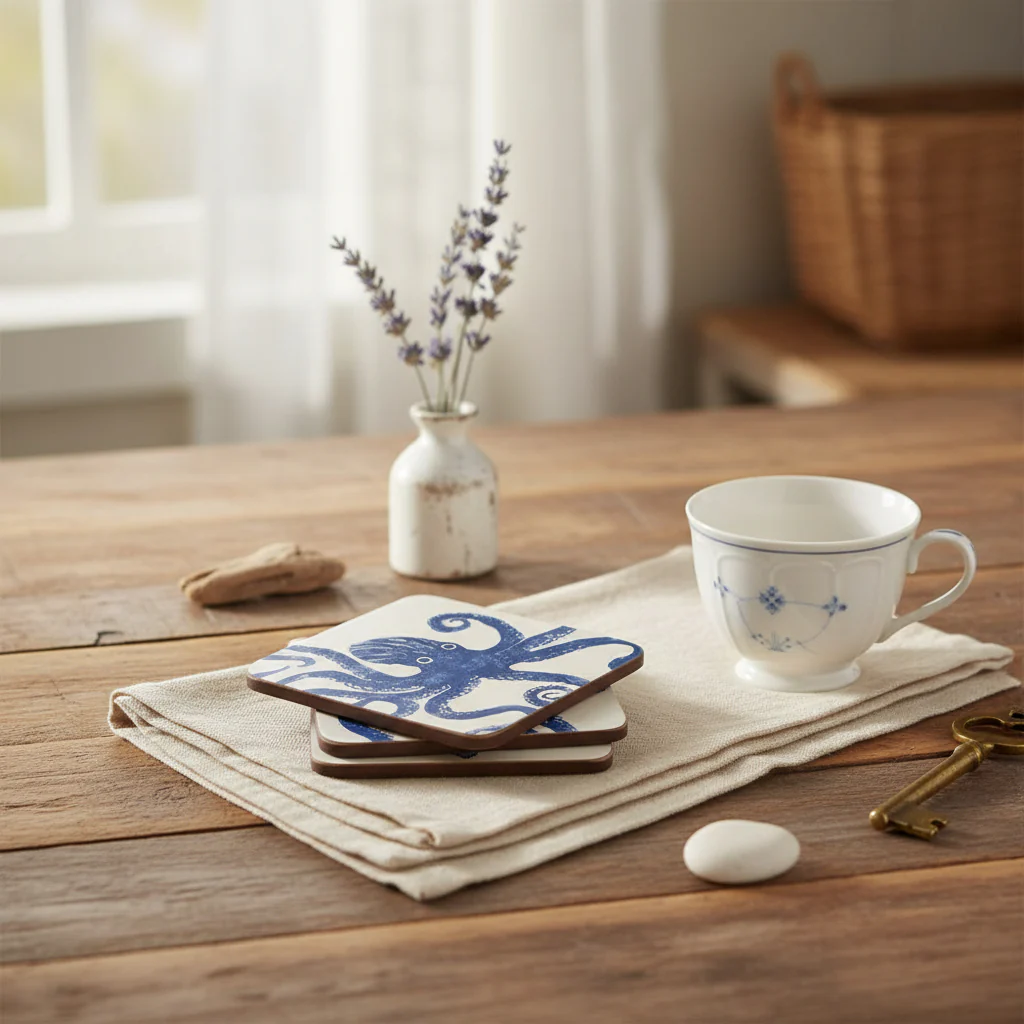 Bliss Home Sea Life Coasters, Set Of 4 - Image 5