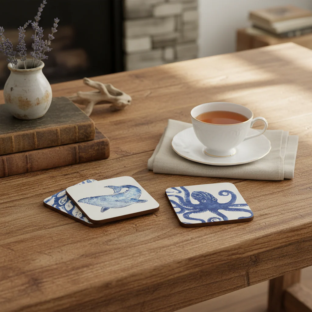 Bliss Home Sea Life Coasters, Set Of 4 - Image 7