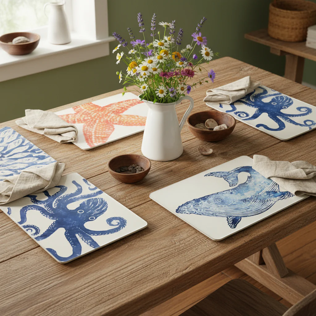 Bliss Home Sea Life Placemats, Set Of 4 - Image 3