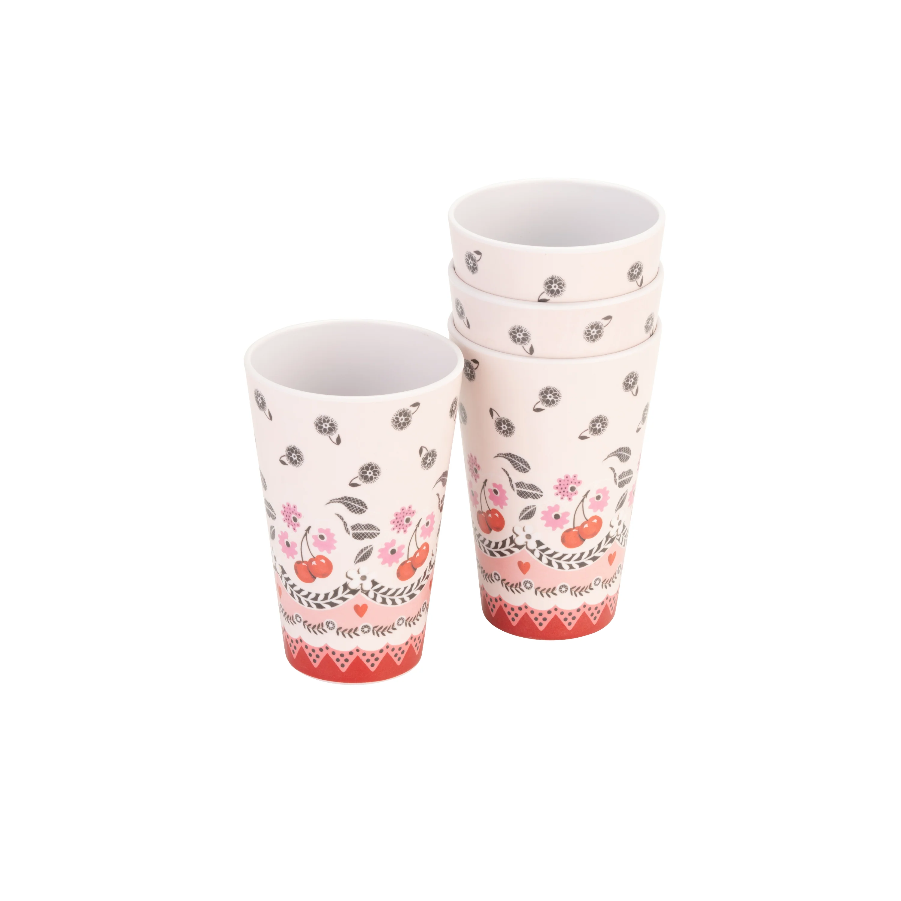 Cath Kidston Cherry Melamine Tumblers (Set Of 4) - Image 3