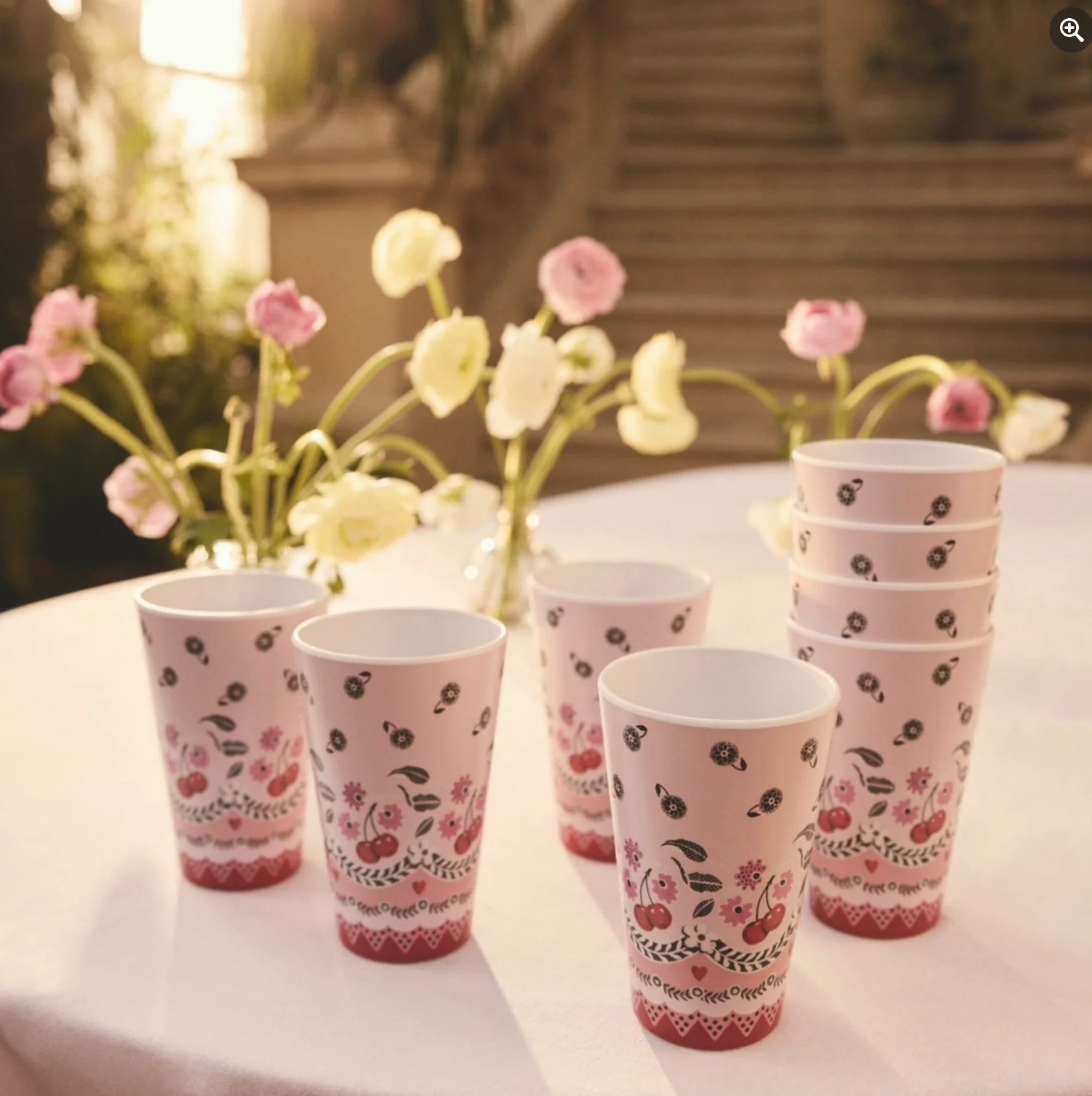 Cath Kidston Cherry Melamine Tumblers (Set Of 4) - Image 4