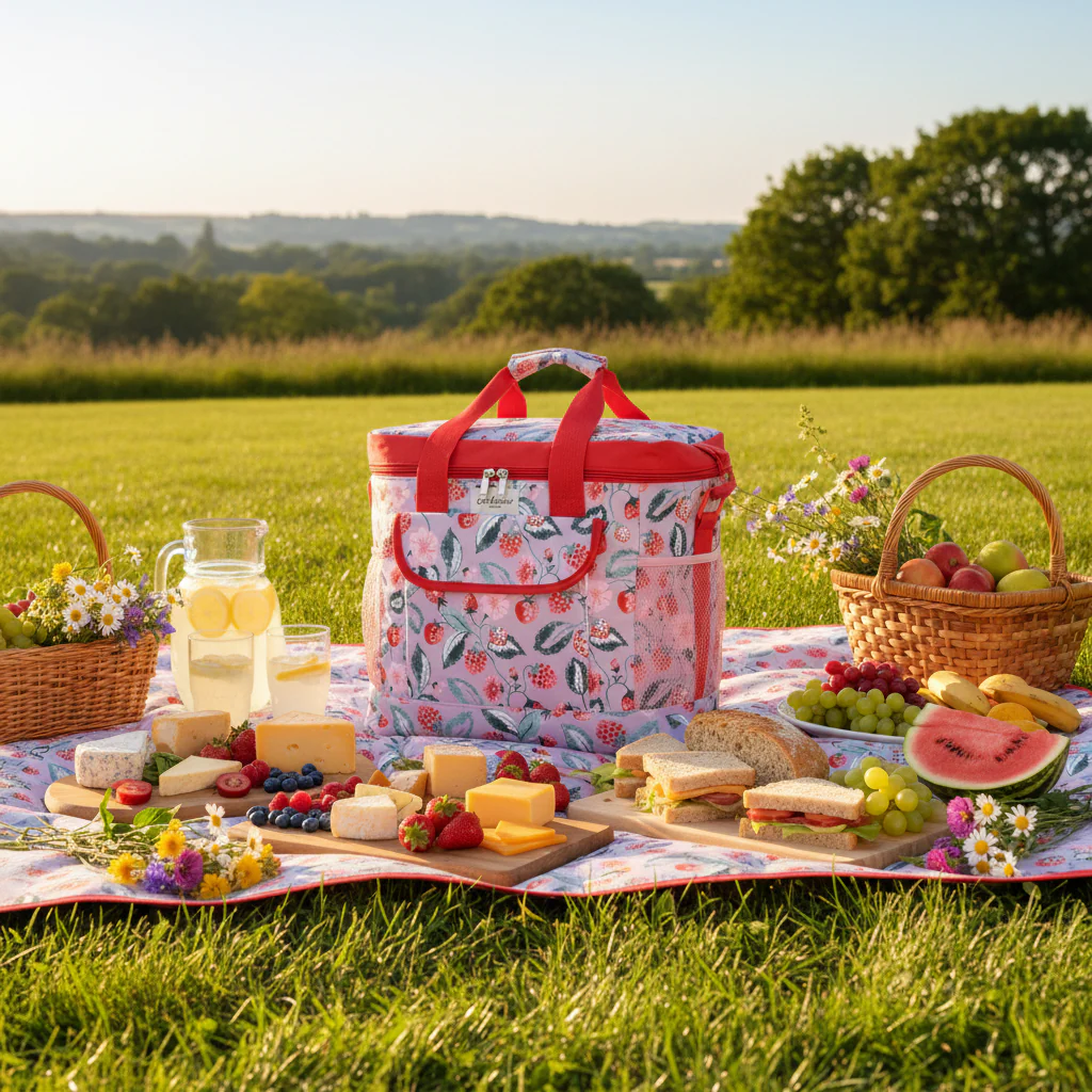 Cath Kidston Raspberry Large Cooler  Bag - Image 3