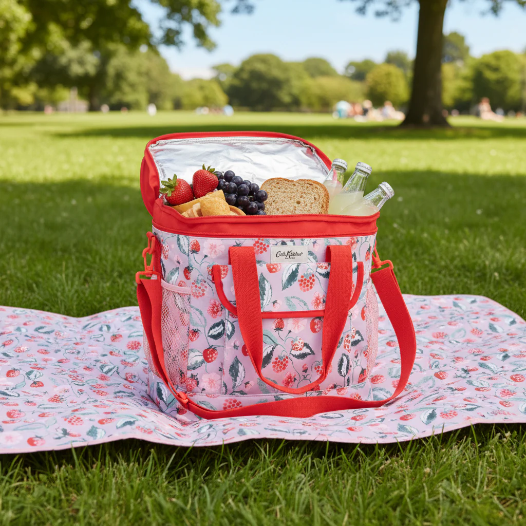 Cath Kidston Raspberry Large Cooler  Bag - Image 4