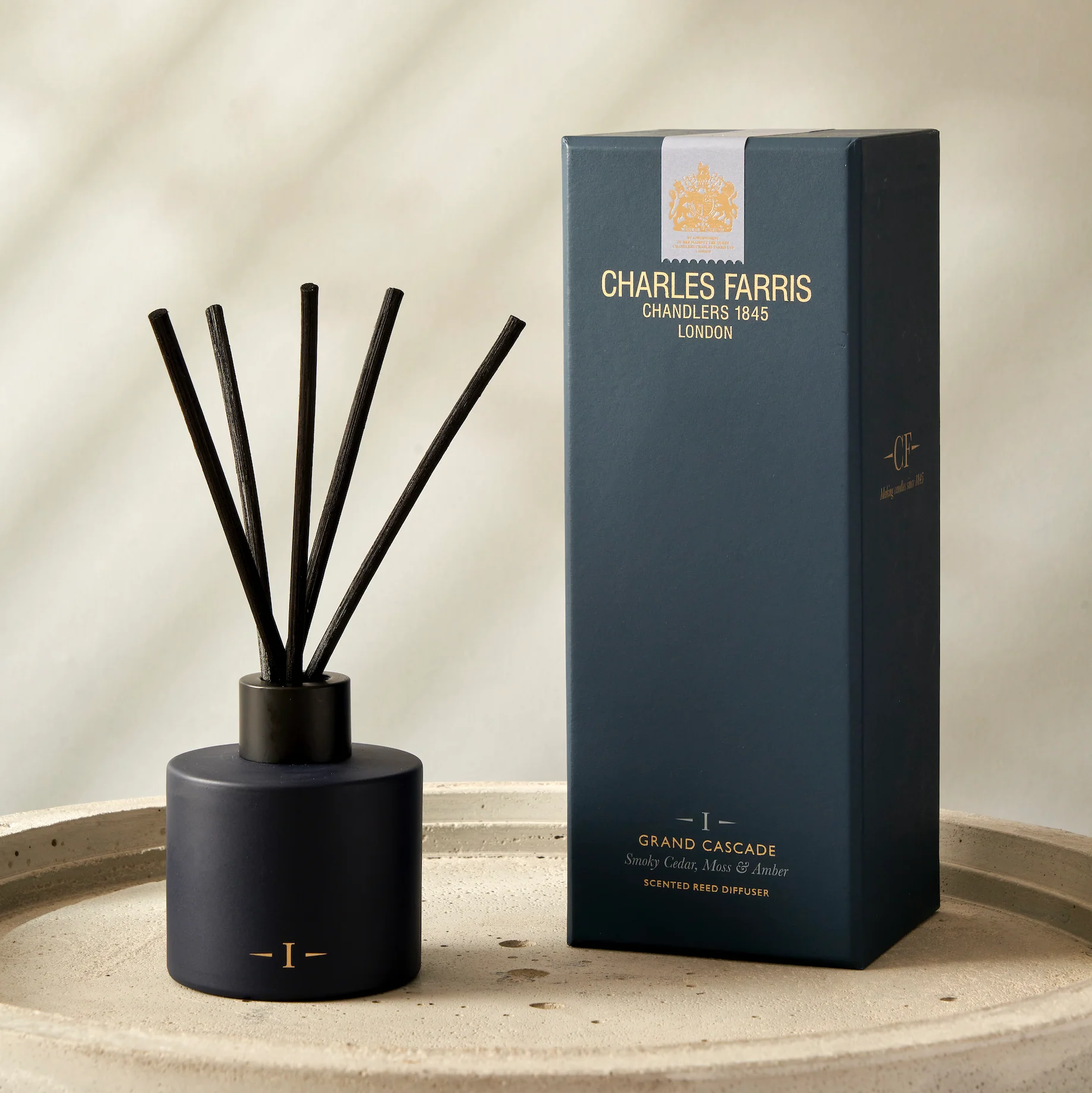Charles Farris Grand Cascade Reed Diffuser, Smoky Cedar, Moss and Amber - Image 3