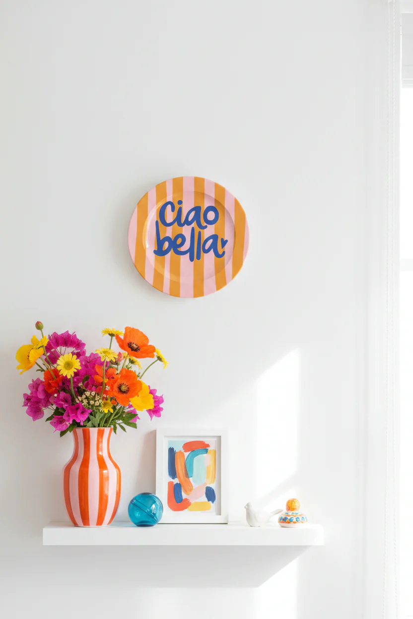 Ciao Bella Ceramic Dinner Plate By The Boy & The Bear - Image 3