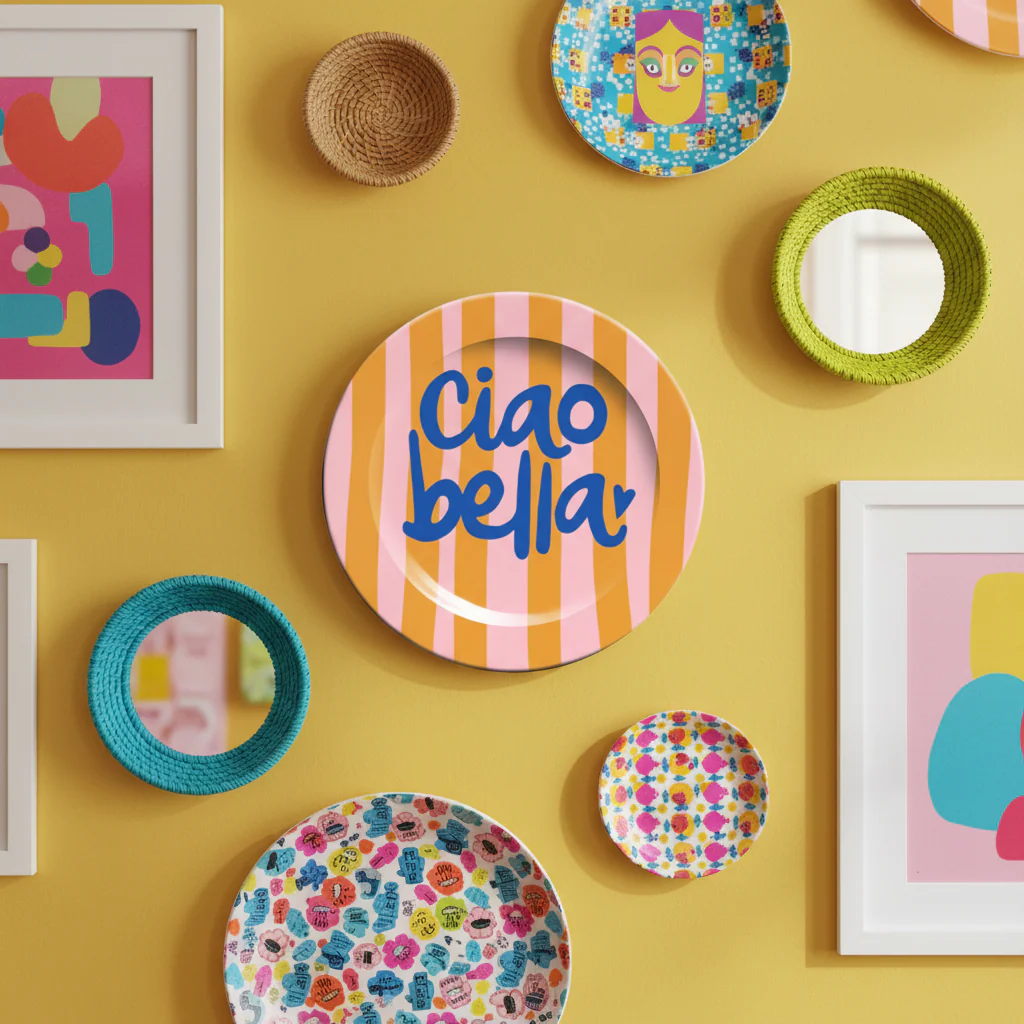 Ciao Bella Ceramic Dinner Plate By The Boy & The Bear - Image 4