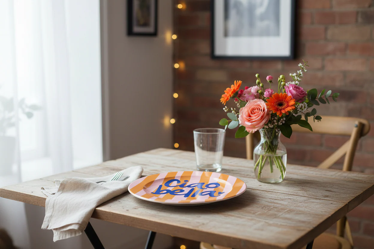 Ciao Bella Ceramic Dinner Plate By The Boy & The Bear - Image 8