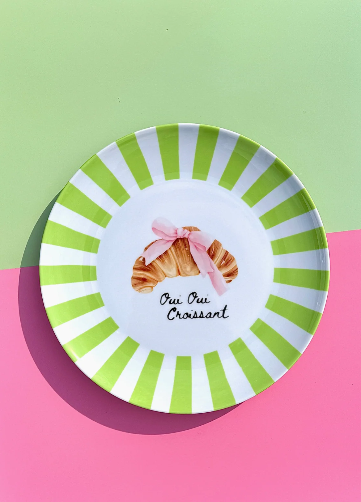 Croissant Ceramic Side Plate By Ms Doodle - Image 4