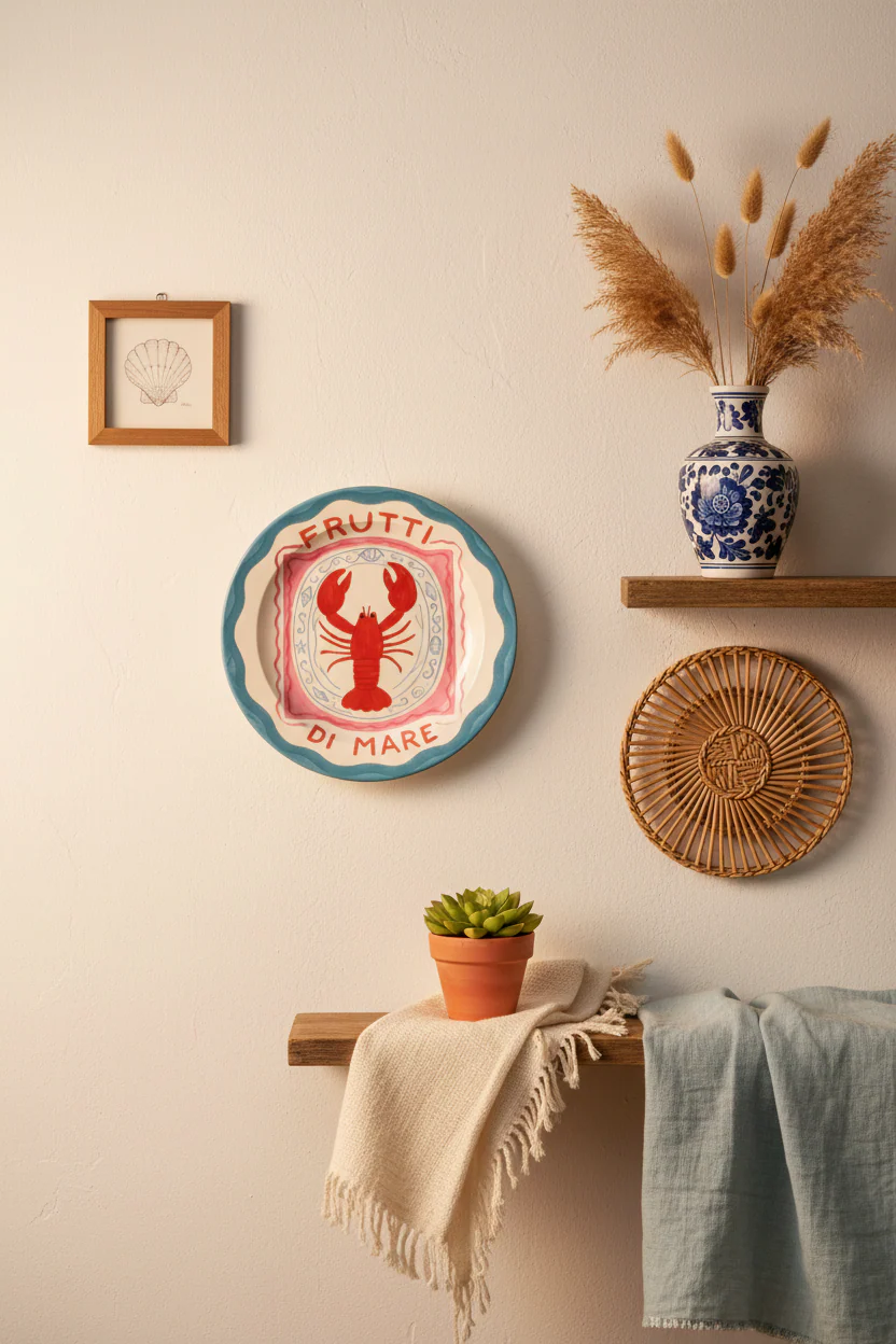 Frutti Di Mare Lobster Ceramic Dinner Plate By Ms Doodle - Image 5