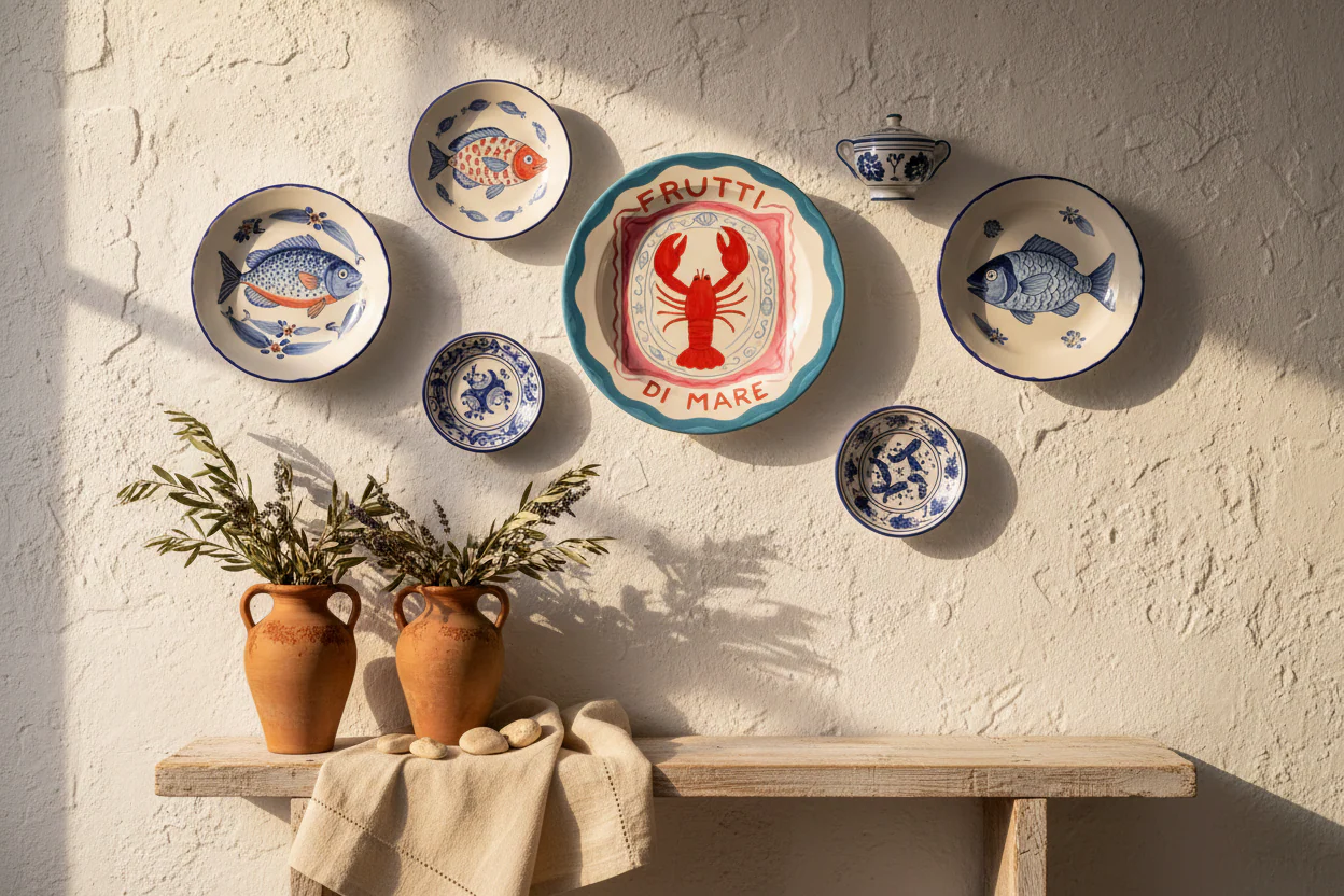 Frutti Di Mare Lobster Ceramic Dinner Plate By Ms Doodle - Image 6