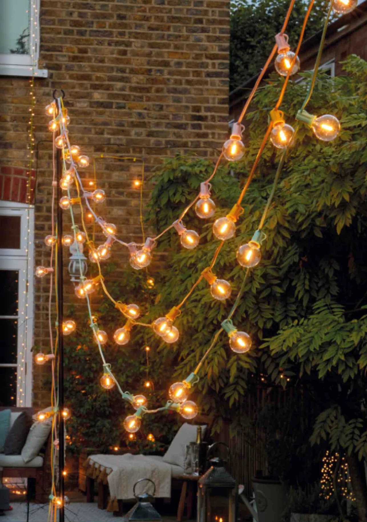 LED Festoon Light, Mint Green - Image 5