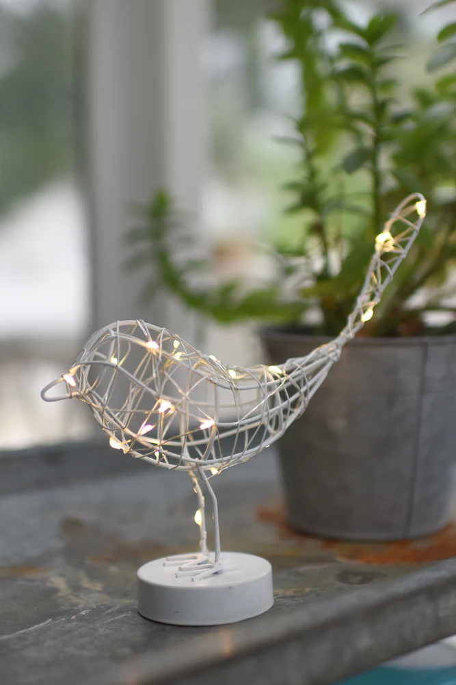 LED Table Top Robin Fairy Light (Battery Operated) - Image 9