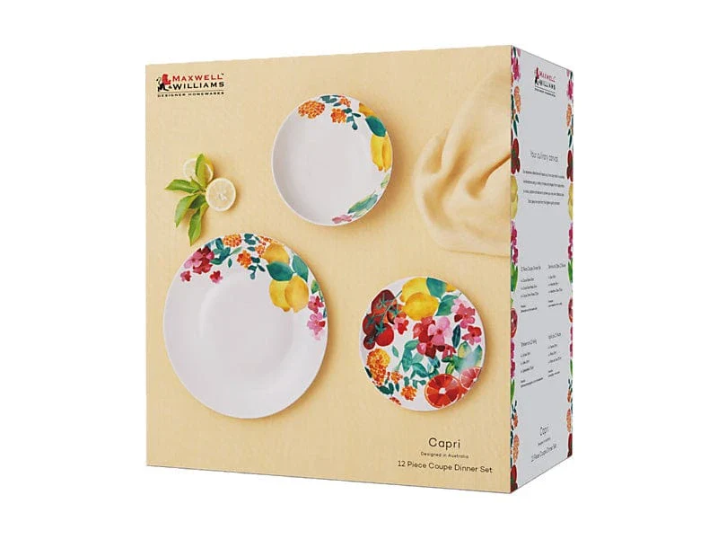 Maxwell & Williams Capri 12 Piece Coupe Dinner Set - Image 12