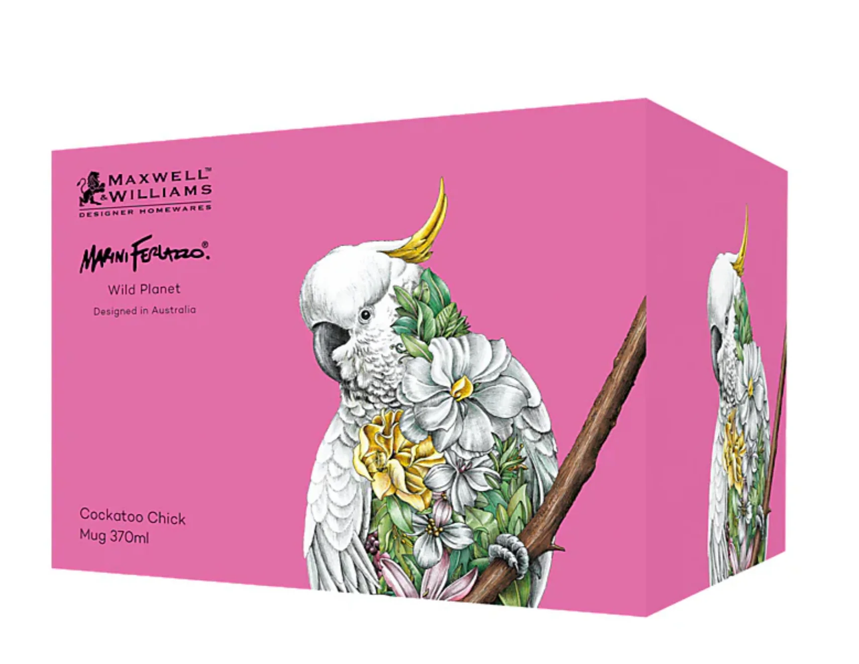 Maxwell & Williams Marini Ferlazzo Wild Planet Mug, Cockatoo - Image 4