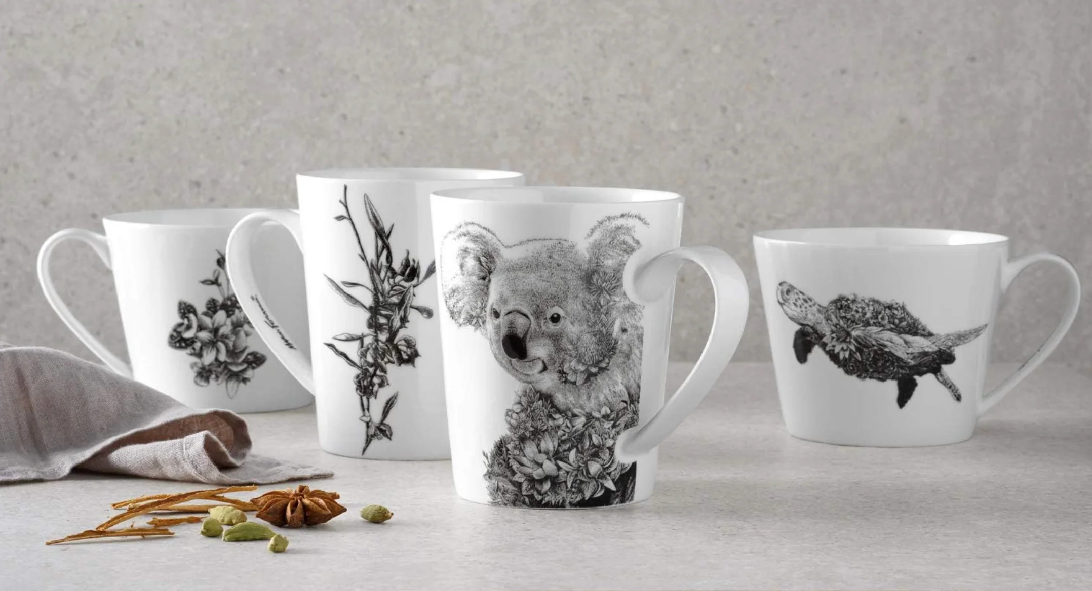 Maxwell & Williams Marini Ferlazzo Wildlife Mug, Koala - Image 3