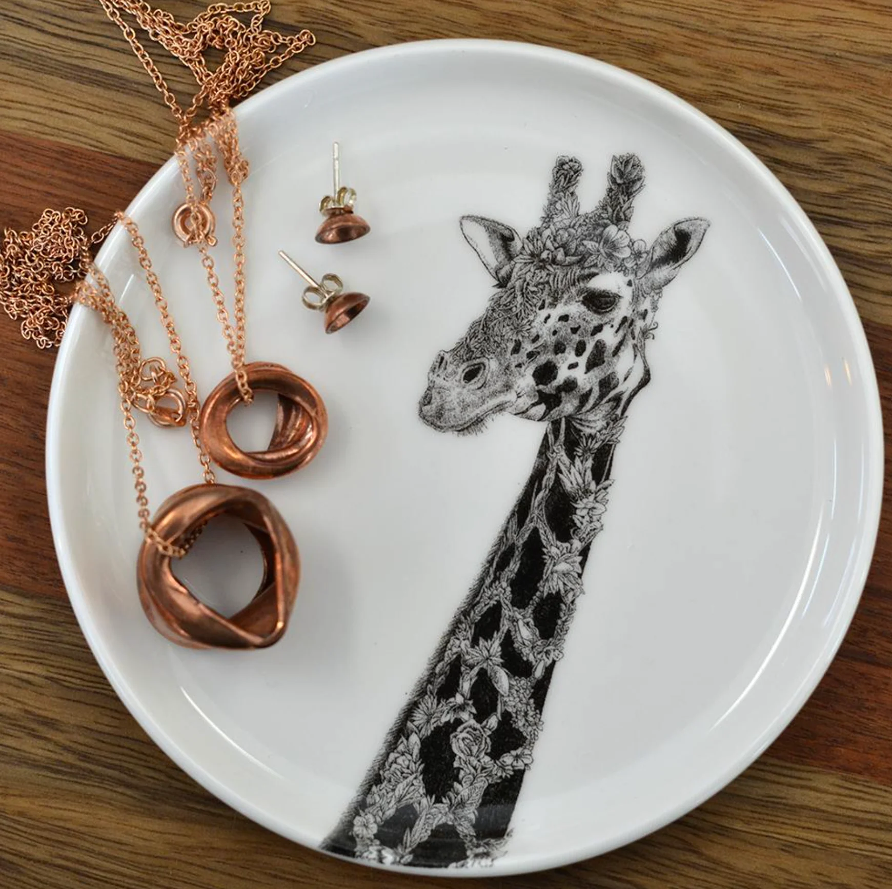 Maxwell & Williams Marini Ferlazzo Wildlife Side Plate, Giraffe - Image 2