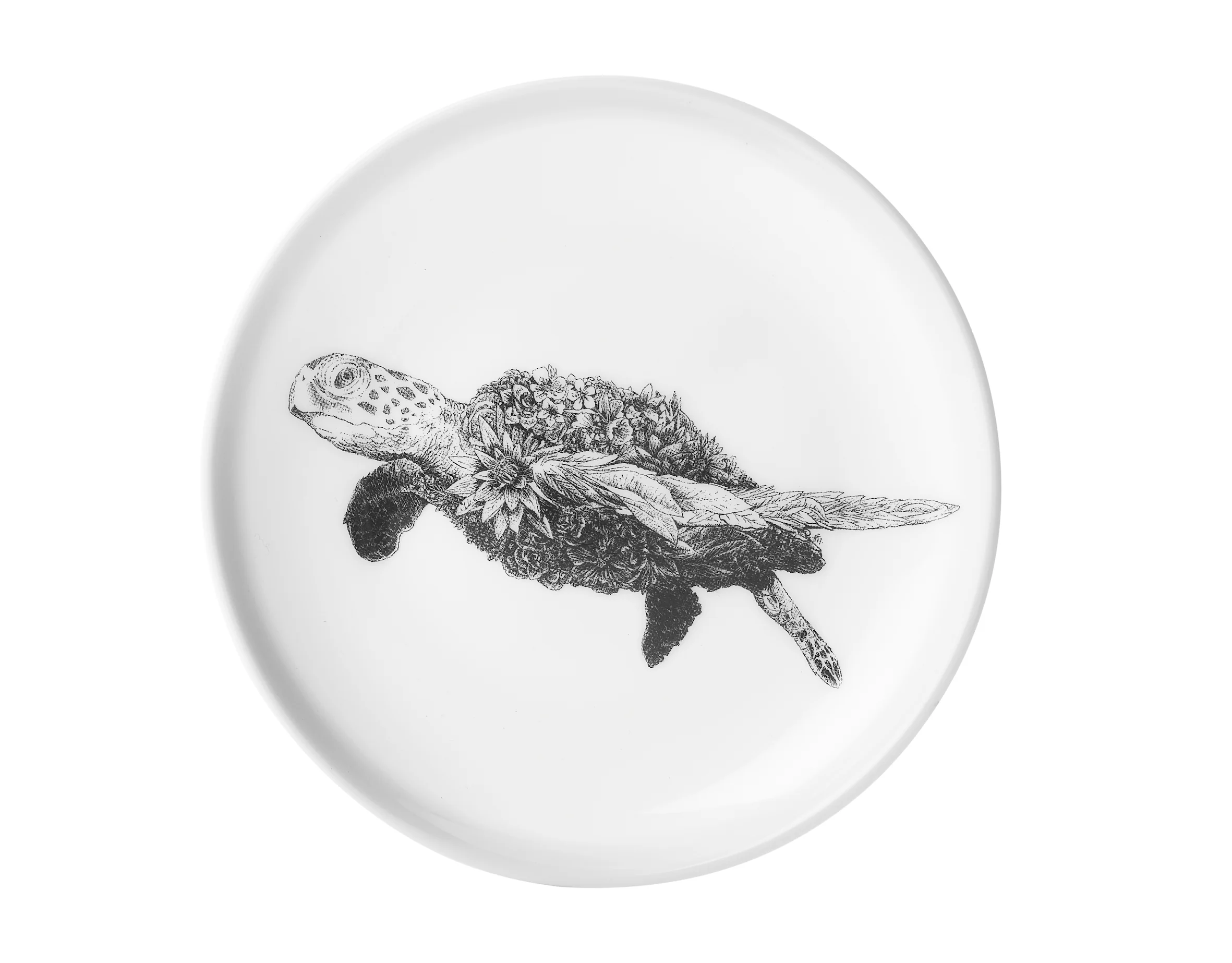 Maxwell & Williams Marini Ferlazzo Wildlife Side Plate, Green Sea Turtle
