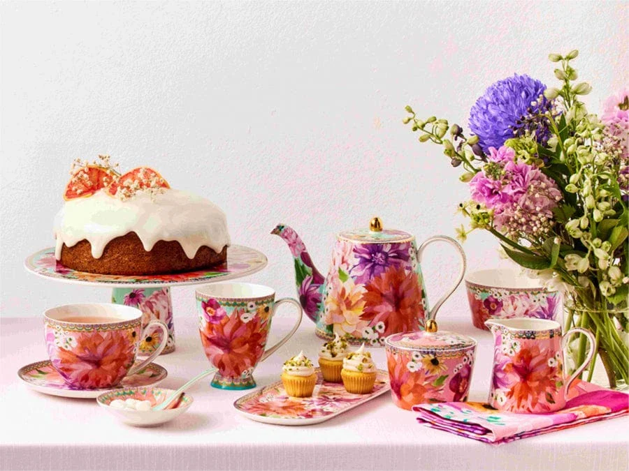 Maxwell & Williams Teas & C’S Dahlia Daze Creamer Jug, Sky - Image 6