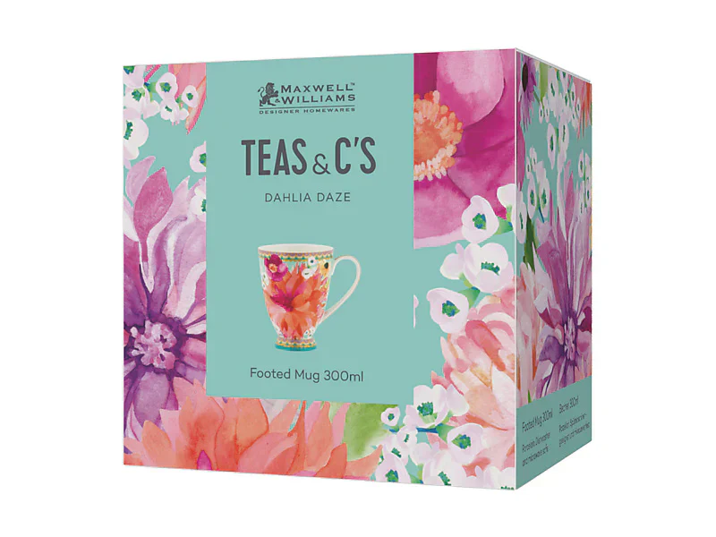 Maxwell & Williams Teas & C’S Dahlia Daze Footed Mug , Pink - Image 7