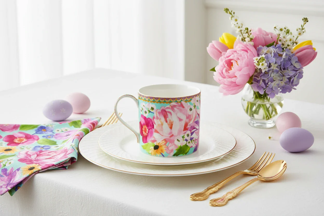 Maxwell & Williams Teas & C’S Dahlia Daze Mug , Sky - Image 5