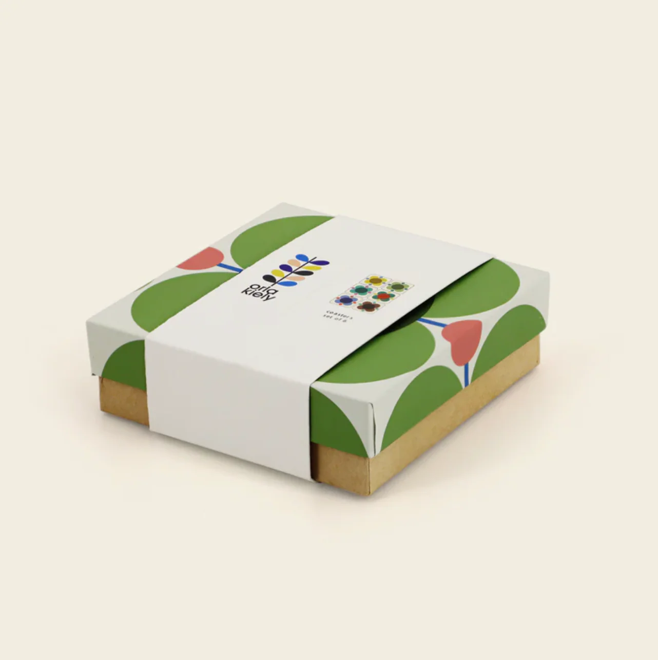 Orla Kiely Atomic Flower Coasters (Set Of 6 ) - Image 4