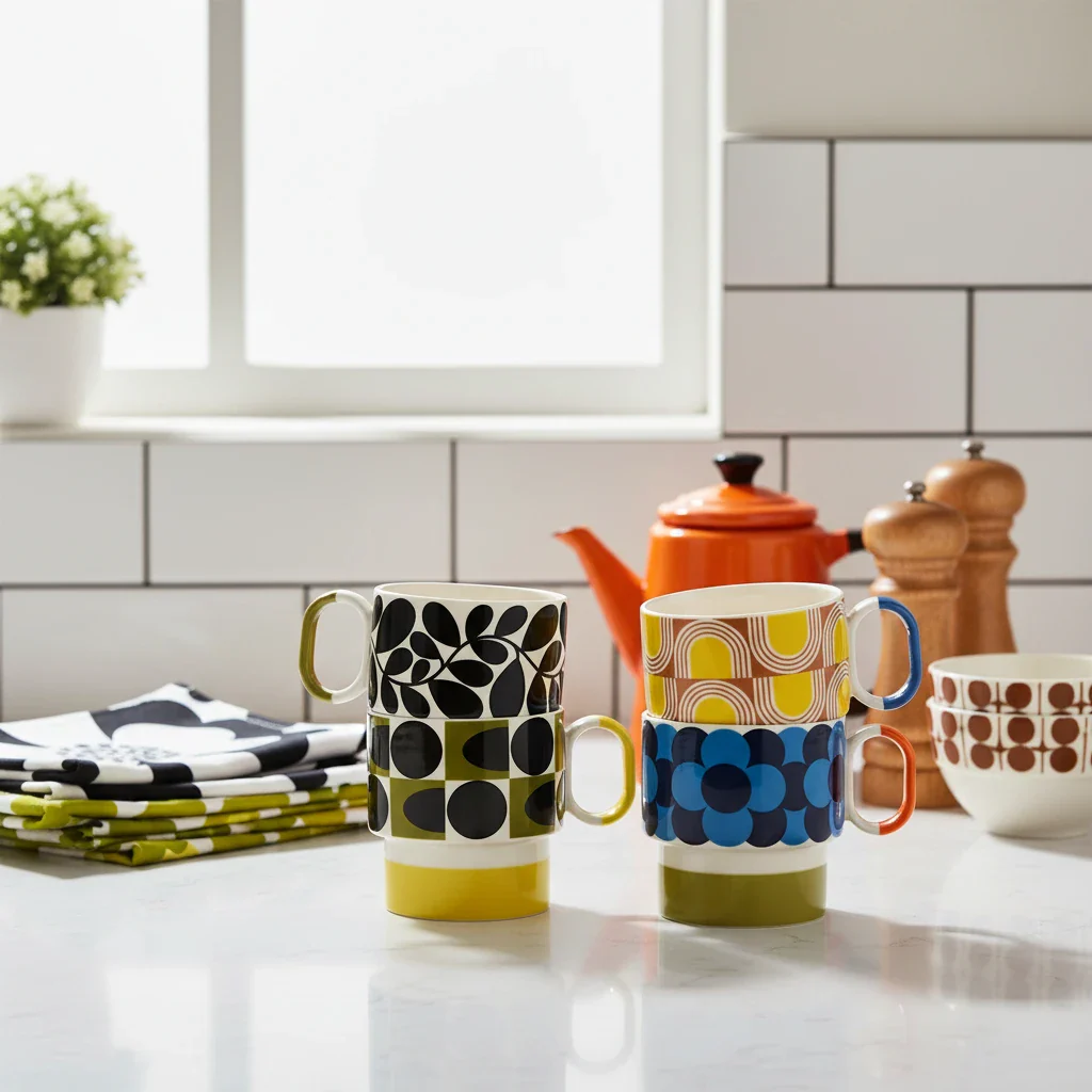 Orla Kiely Aura Stacking Mug - Image 7