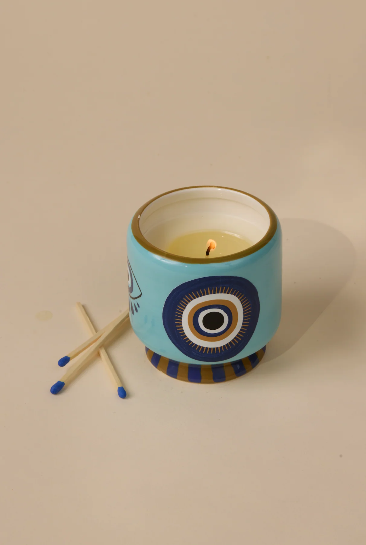Paddywax A Dopo Eye Ceramic Scented  Candle, Incense & Smoke - Image 4