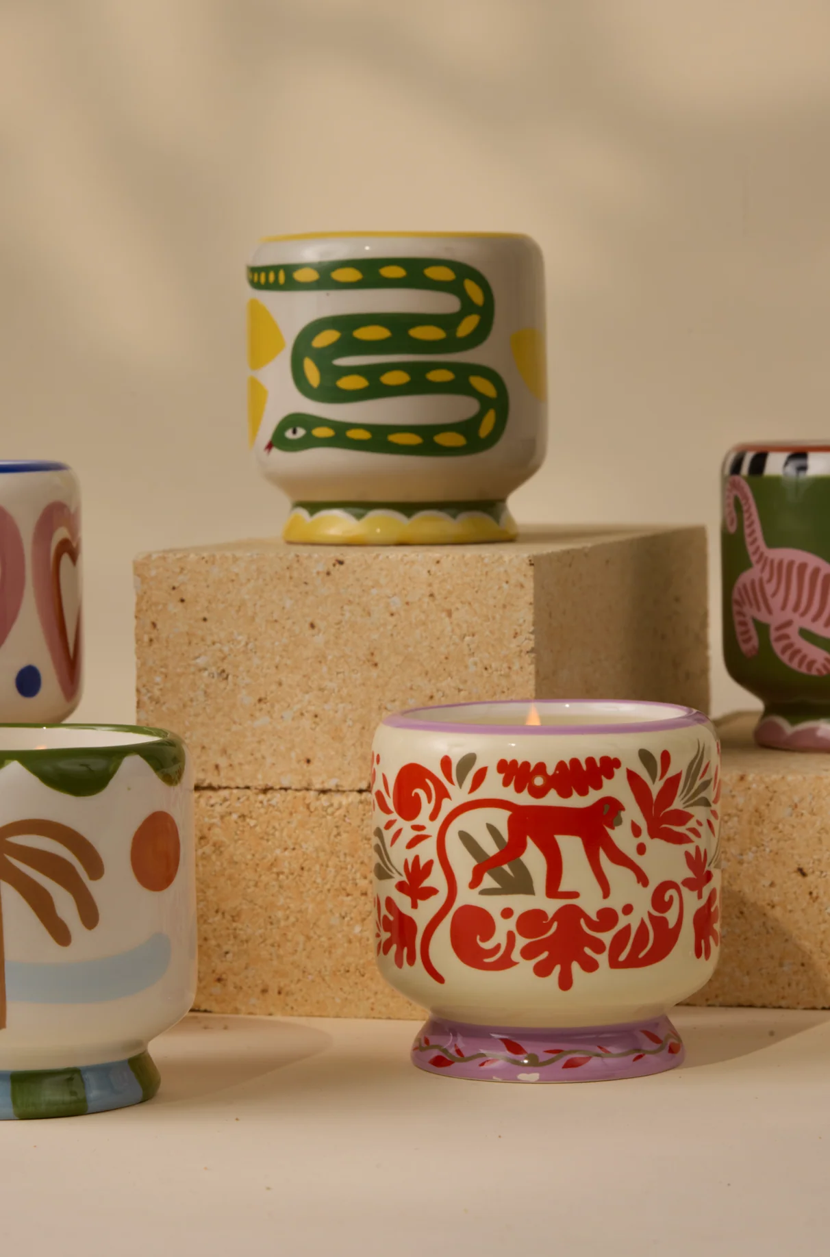 Paddywax A Dopo Snake Ceramic Scented Candle, Wild Lemongrass - Image 4