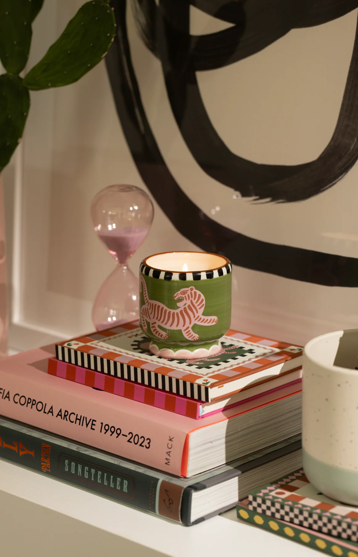 Paddywax A Dopo Tiger Ceramic Scented Candle, Black Cedar & Fig - Image 5