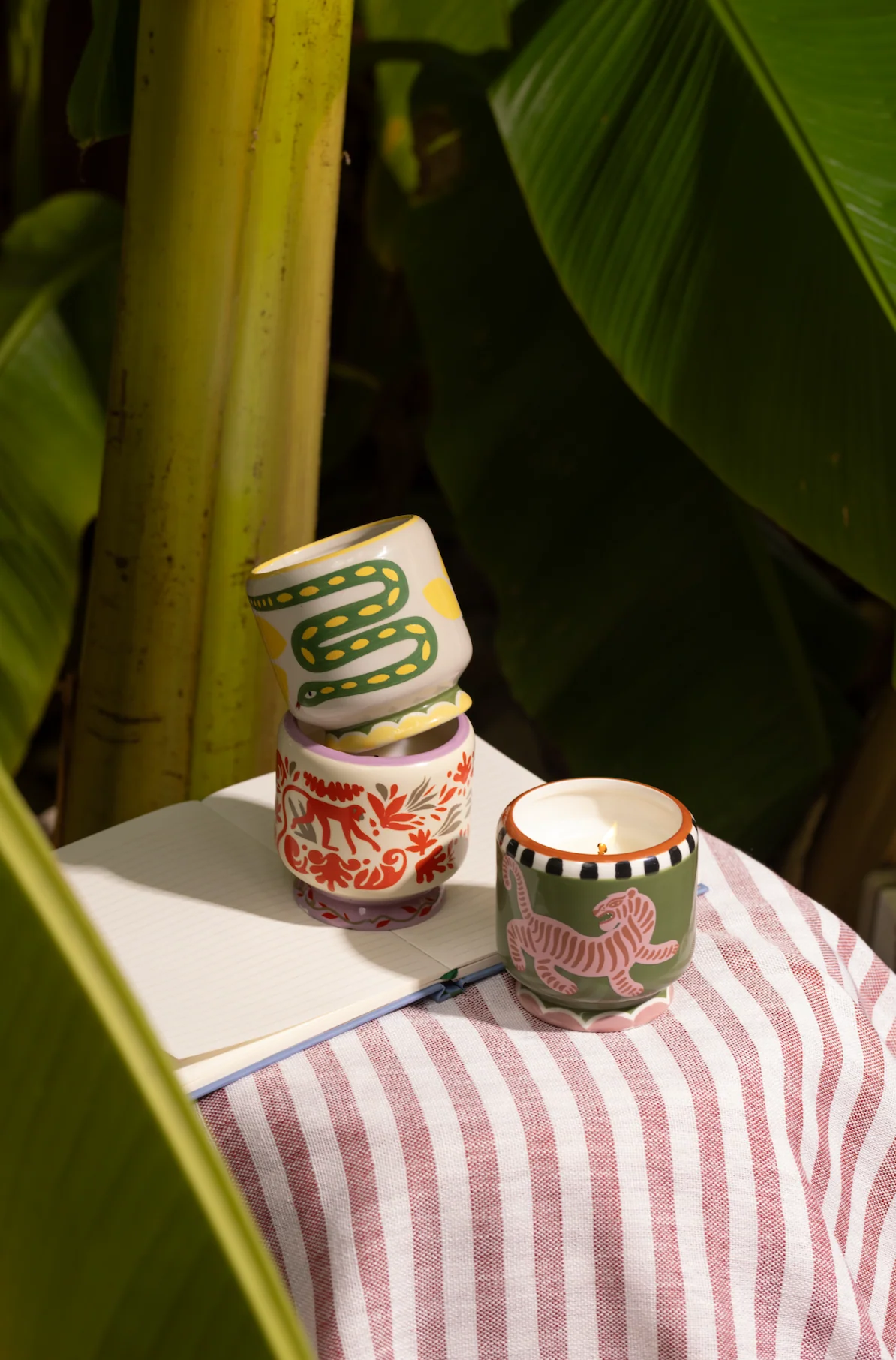 Paddywax A Dopo Tiger Ceramic Scented Candle, Black Cedar & Fig - Image 6