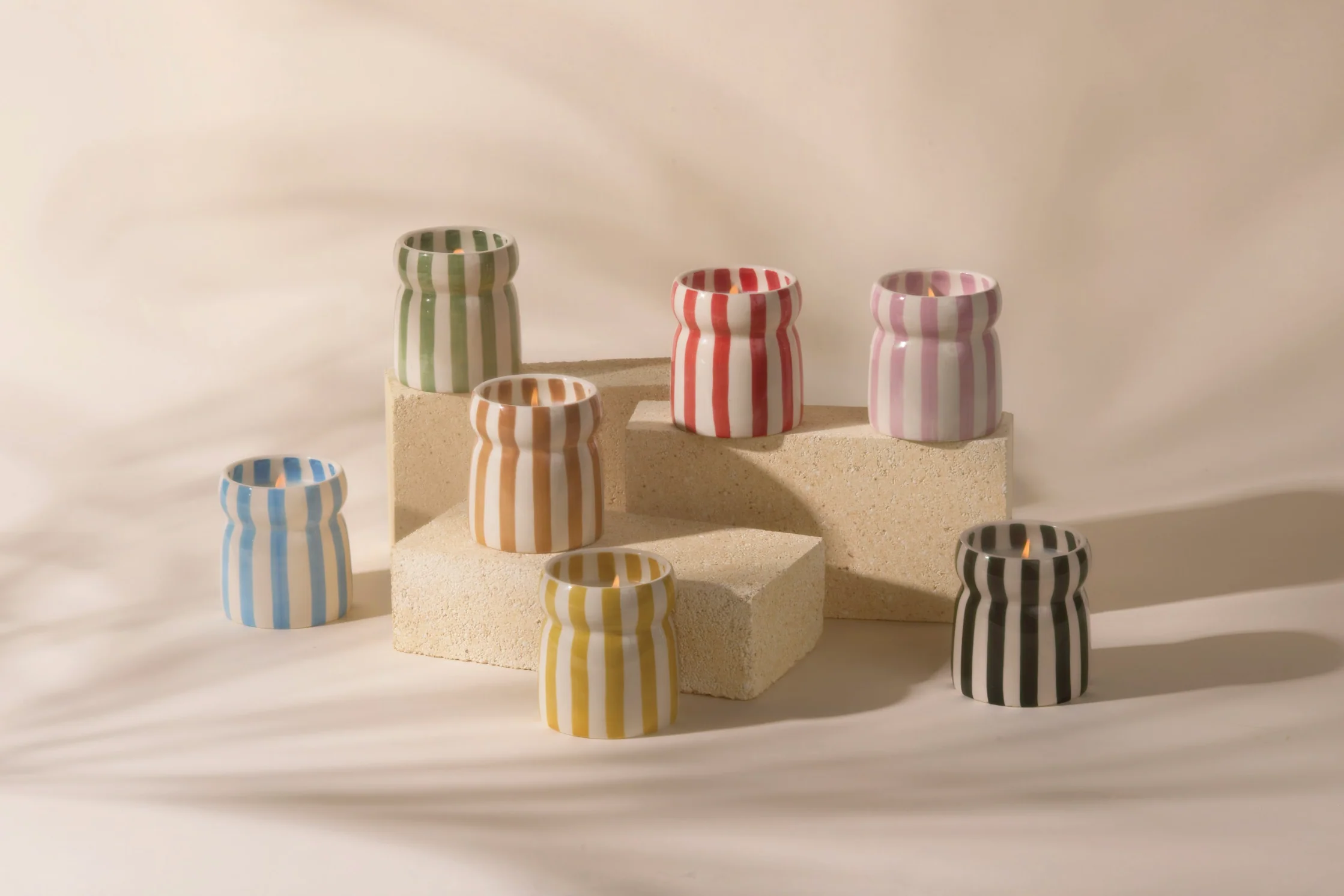 Paddywax Cabana Ochre Ceramic Scented Candle, Gold Coast - Image 7