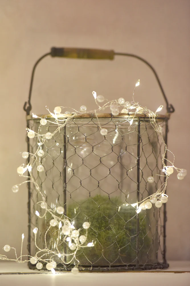 Pearl Cluster LED Fairy Lights (Battery Powered)