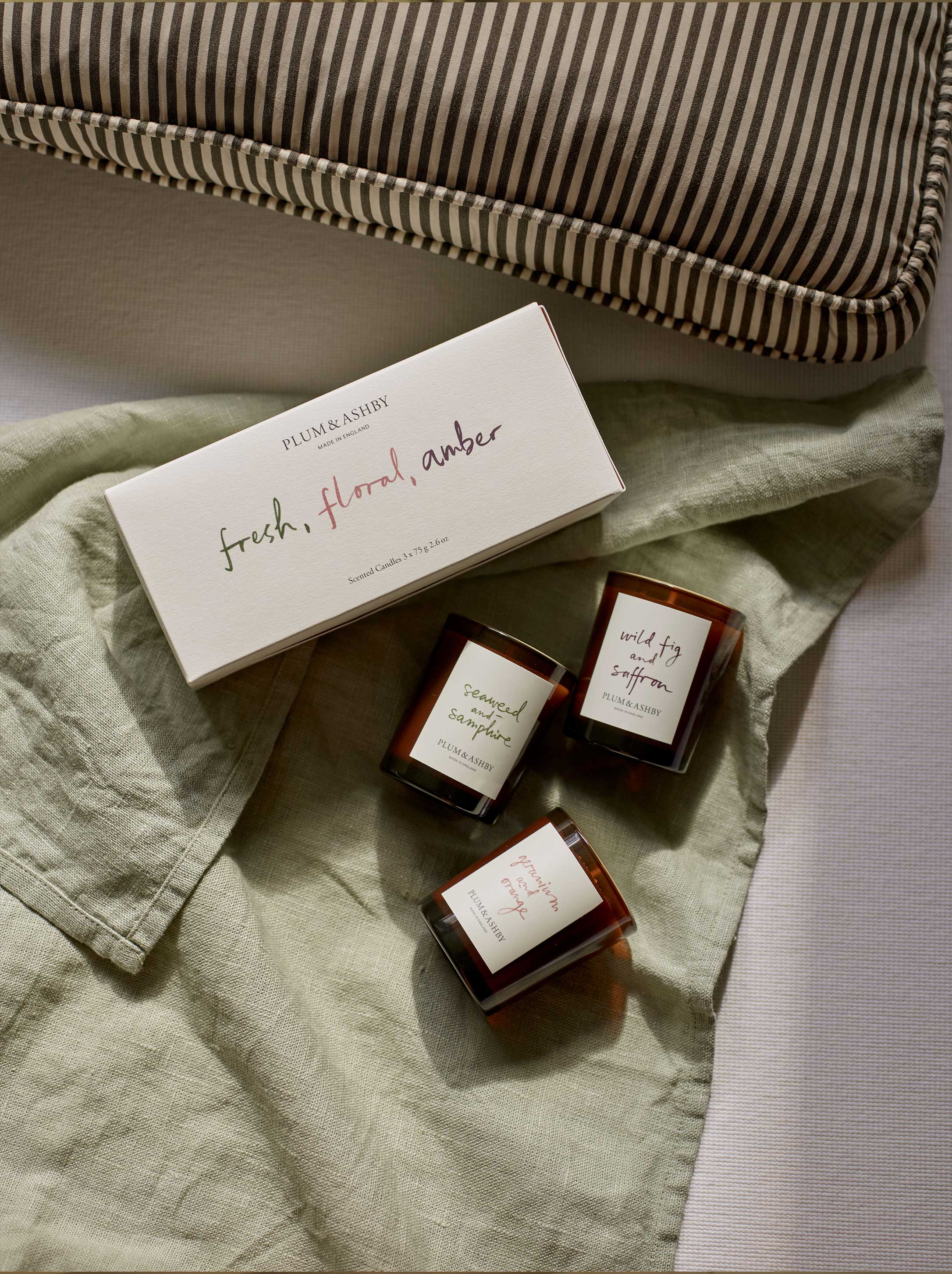 Plum & Ashby Scented Votive, Wild Fig & Saffron - Image 5