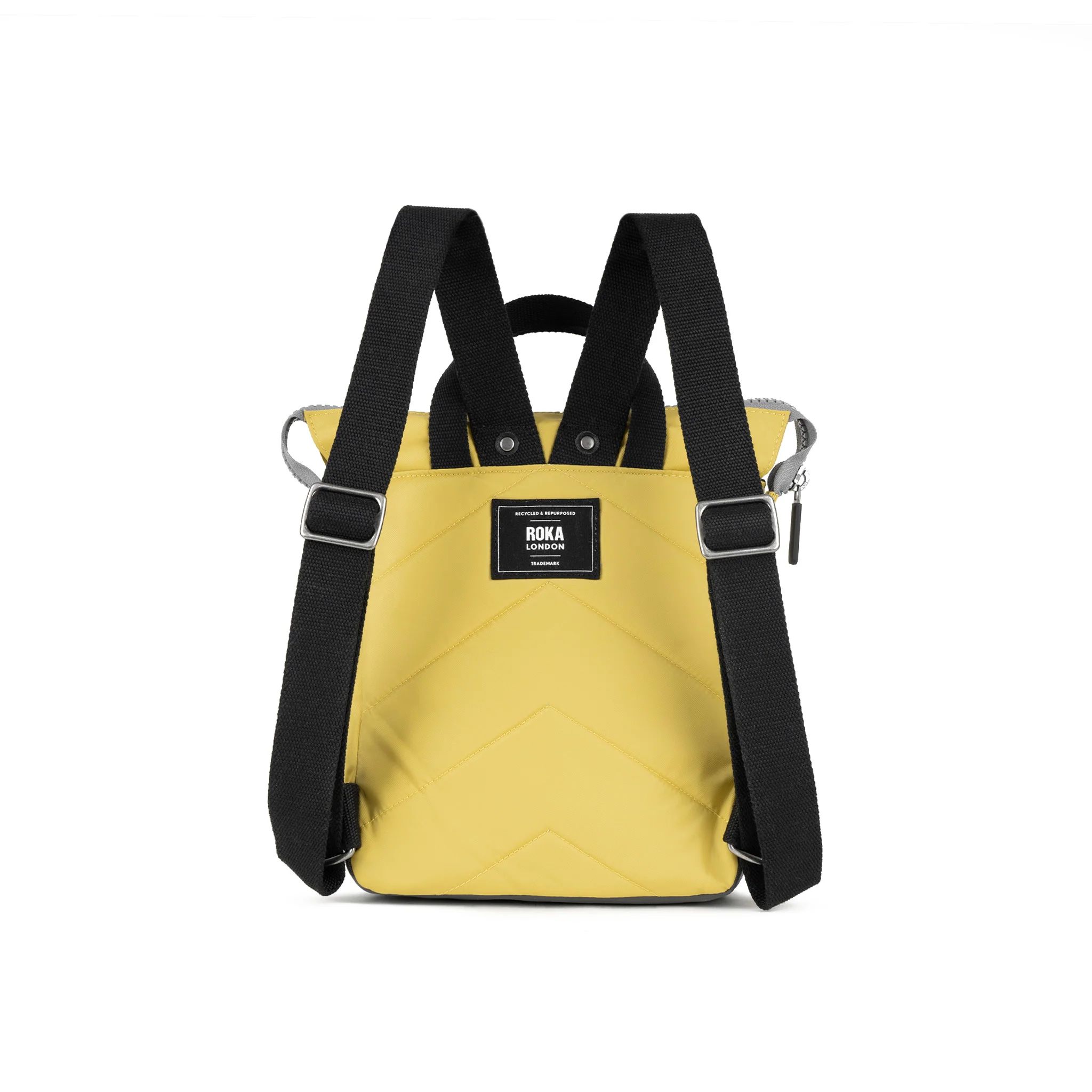 Roka London Black Label, Bantry B Small Rucksack, Bamboo (Sustainable Nylon) - Image 3