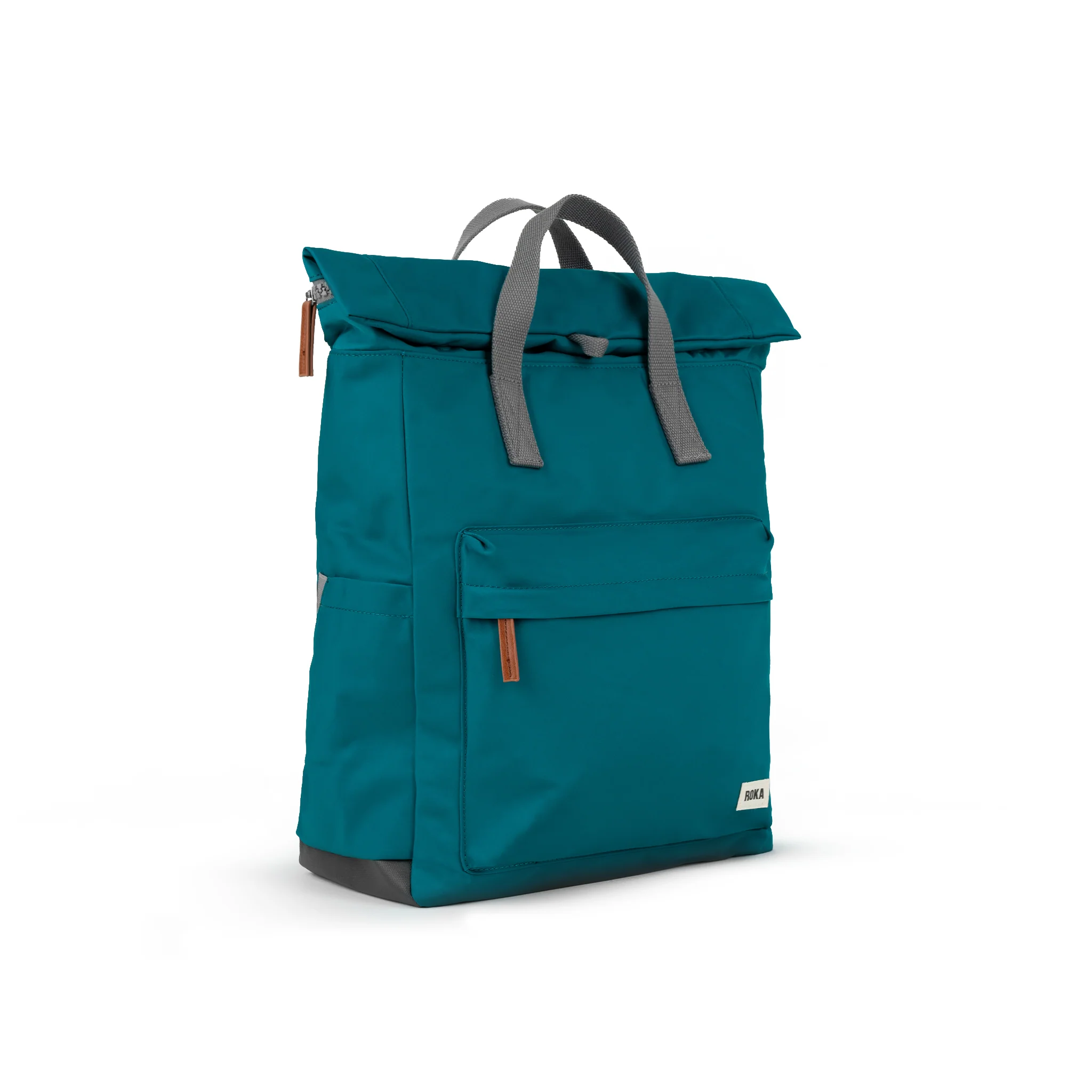 Roka London Canfield B  Nylon Rucksack, Marine - Image 2
