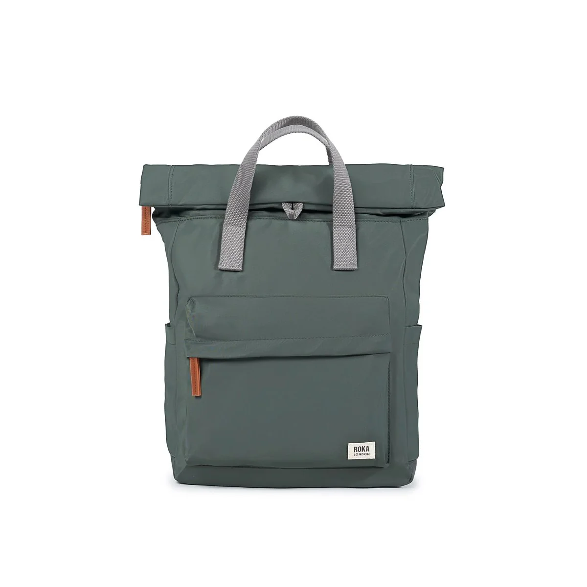 Roka London Canfield B Sustainable Nylon Rucksack, Thyme