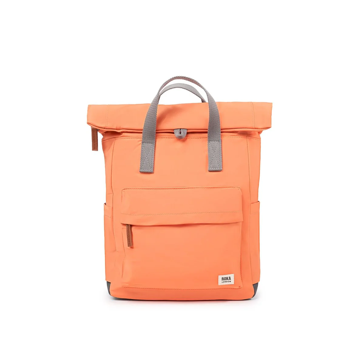 Roka London Canfield B Sustainable Nylon Rucksack, Firecracker