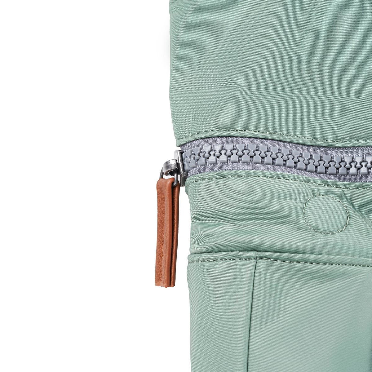 Roka London Canfield B Sustainable Nylon Rucksack, Frost - Image 5