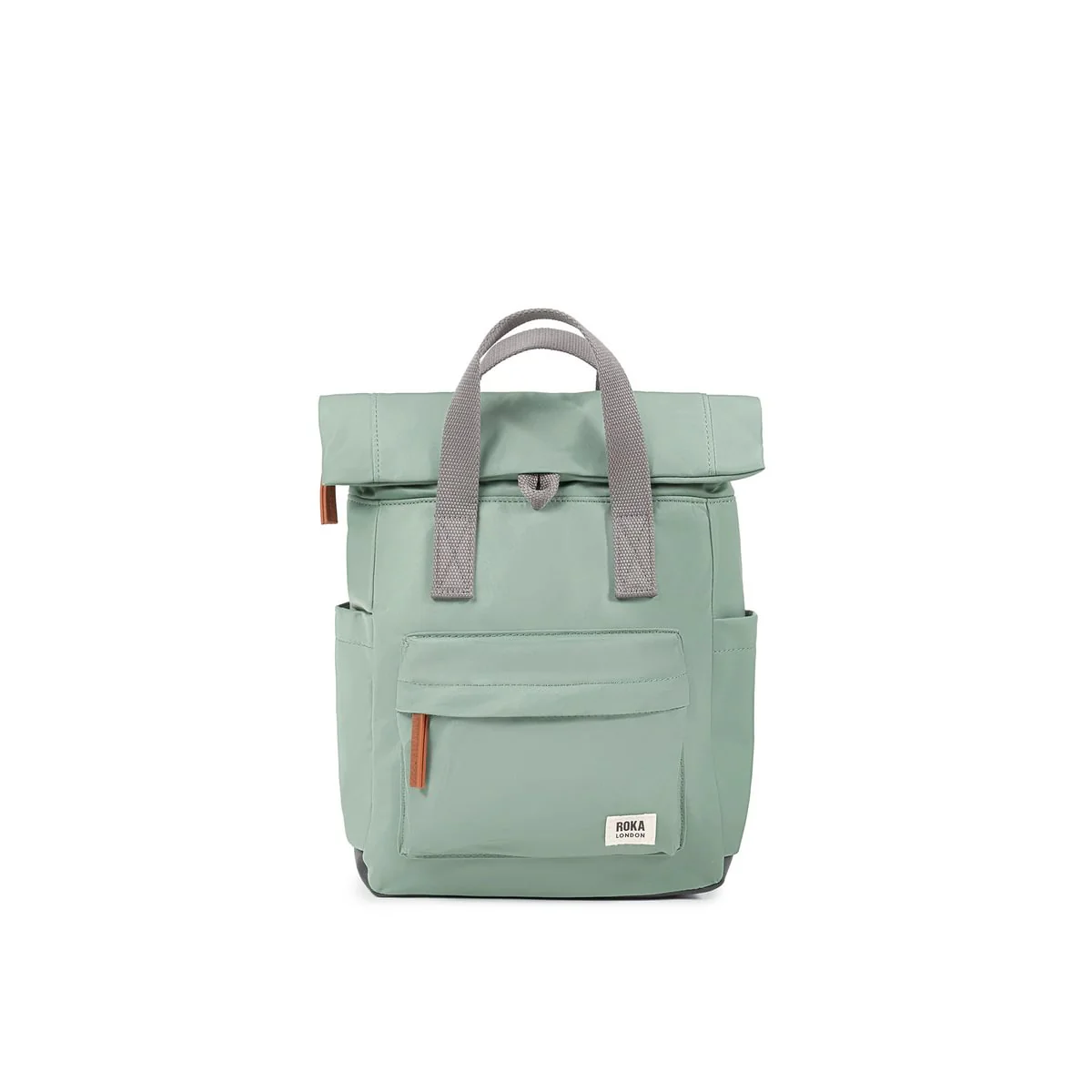 Roka London Canfield B Sustainable Nylon Rucksack, Frost - Image 8