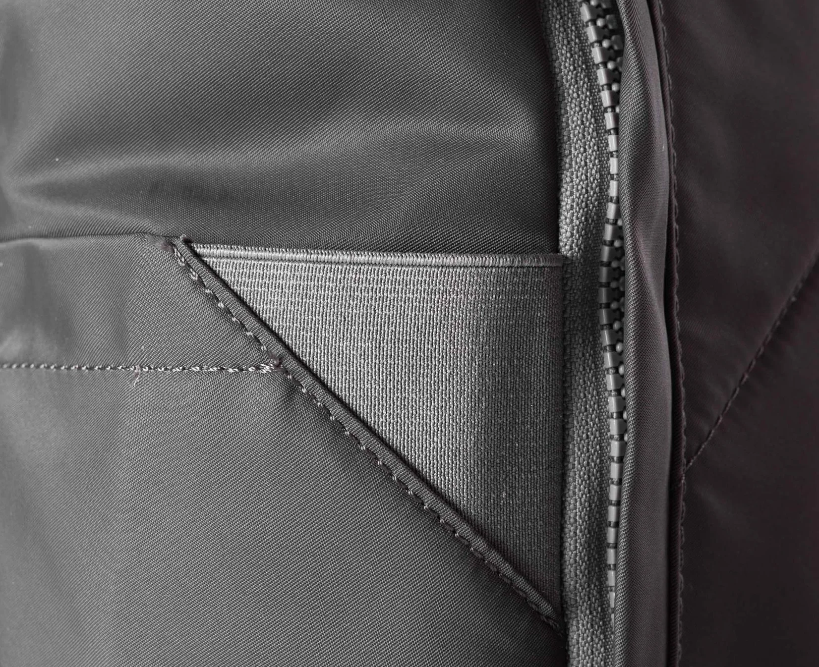 Roka London Canfield B Sustainable Nylon Rucksack, Graphite - Image 8