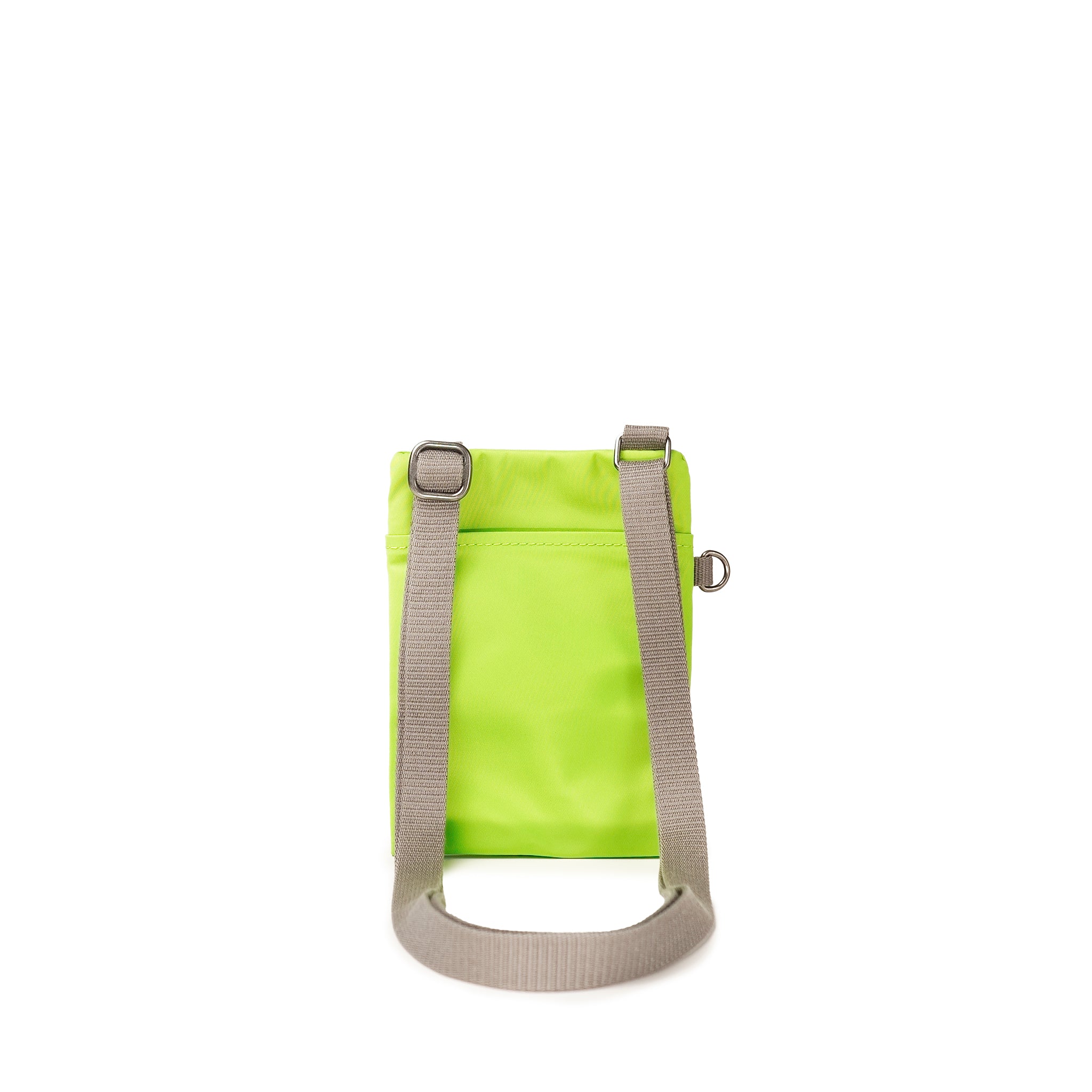 Roka London Chelsea Crossbody Phone Bag, Lime (Recycled Nylon) - Image 3