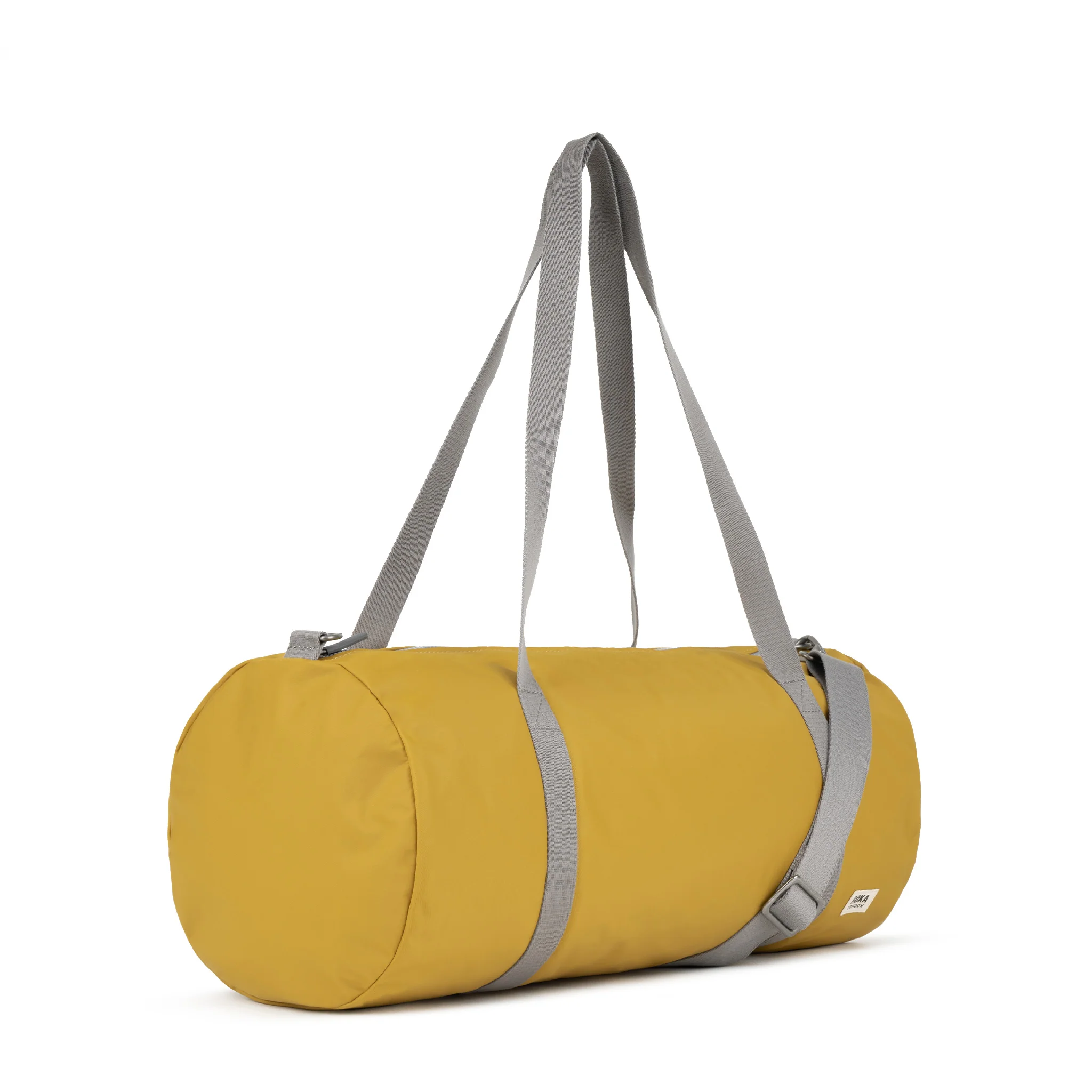 Roka London City Barrel Bag, Corn (Recycled Nylon) - Image 2