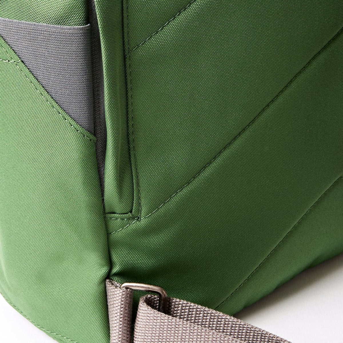 Roka London Finchley Small Sustainable Canvas Rucksack, Artichoke - Image 5