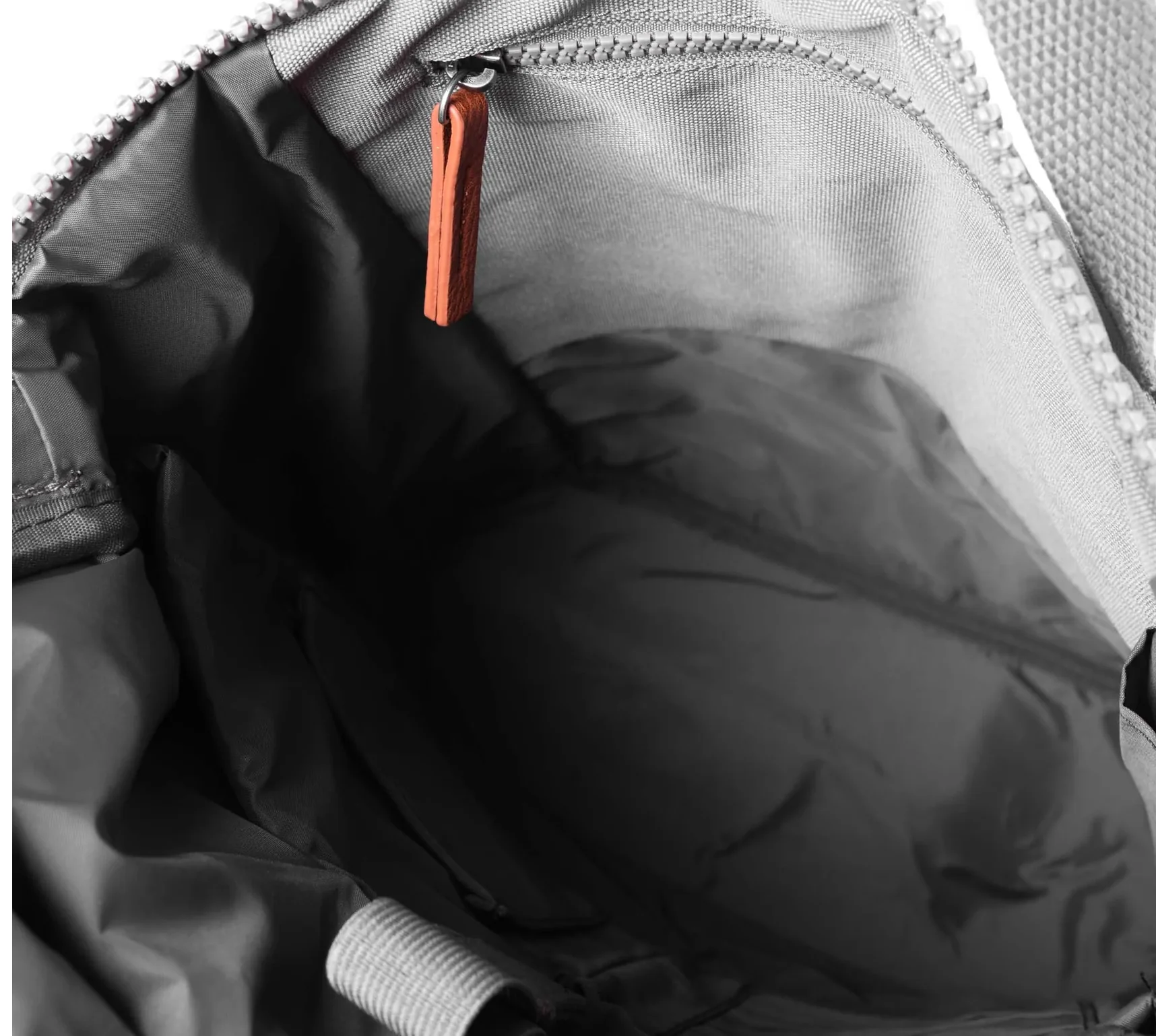 Roka London Finchley Sustainable Canvas Rucksack, Airforce - Image 10