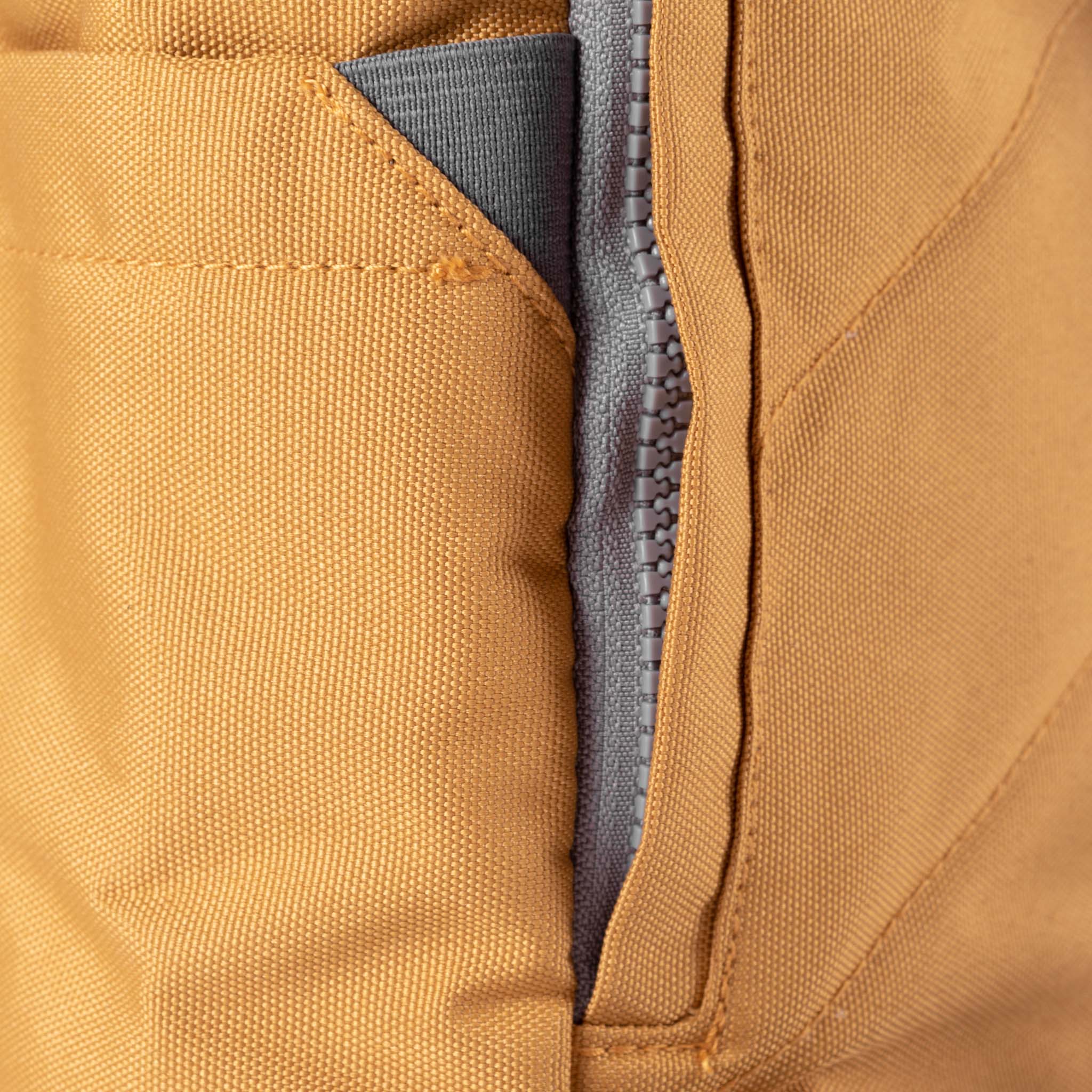 Roka London Finchley Sustainable Canvas Rucksack, Flax - Image 4