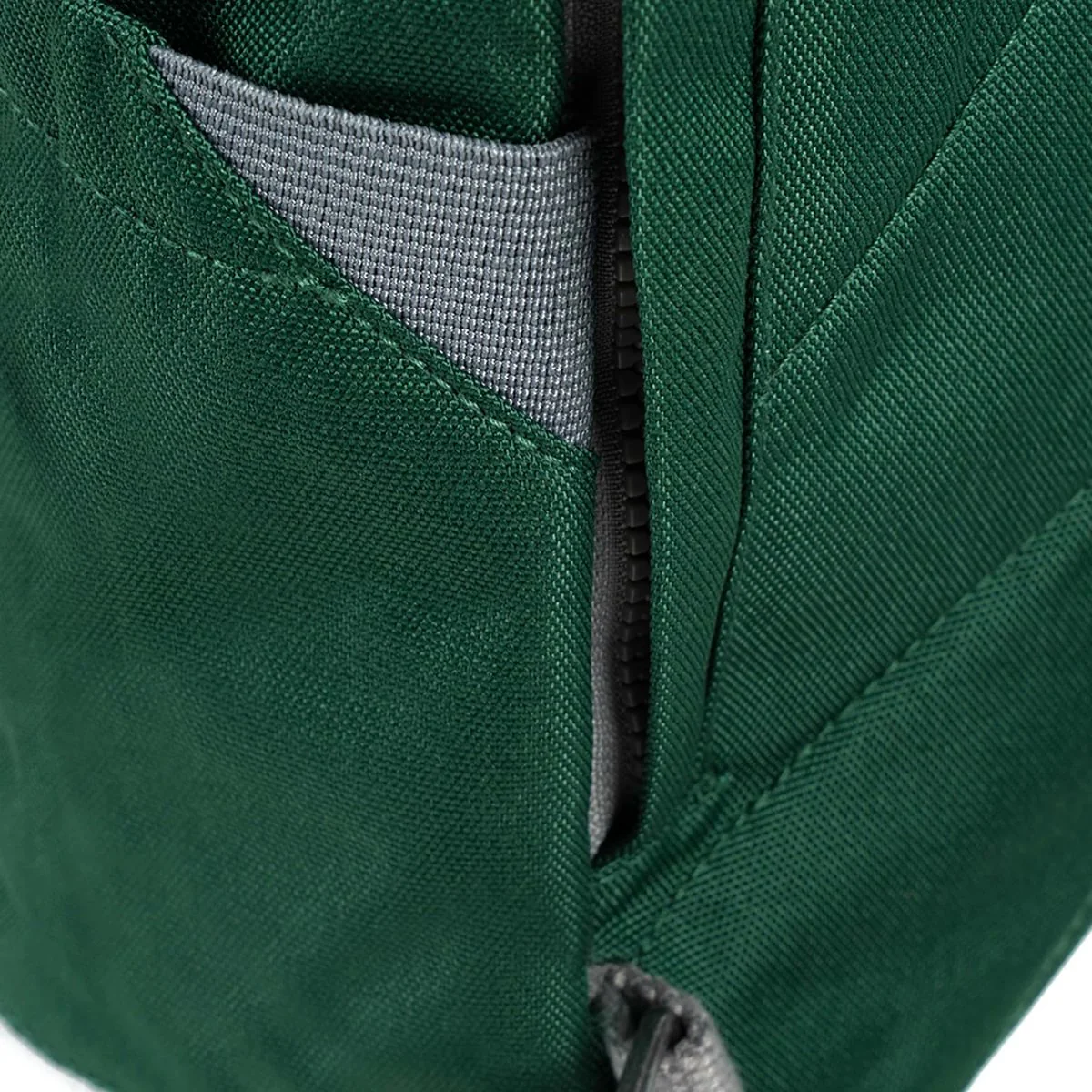 Roka London Finchley Rucksack, Forest (Sustainable Canvas) - Image 4