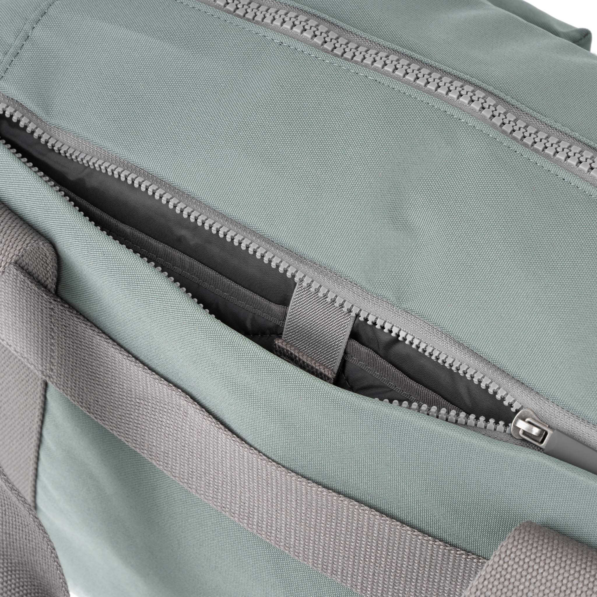 Roka London Gatwick Duffel Bag, Pewter (Recycled Canvas) - Image 5
