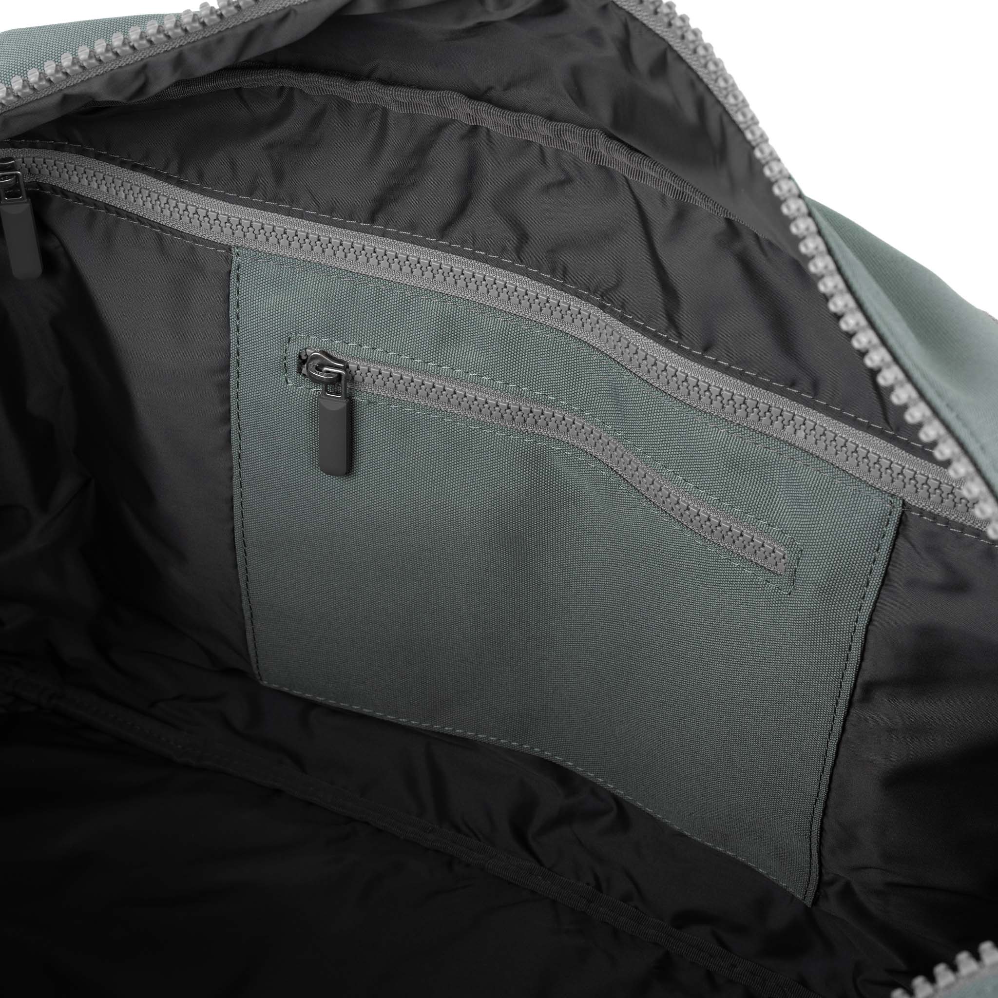 Roka London Gatwick Duffel Bag, Pewter (Recycled Canvas) - Image 6